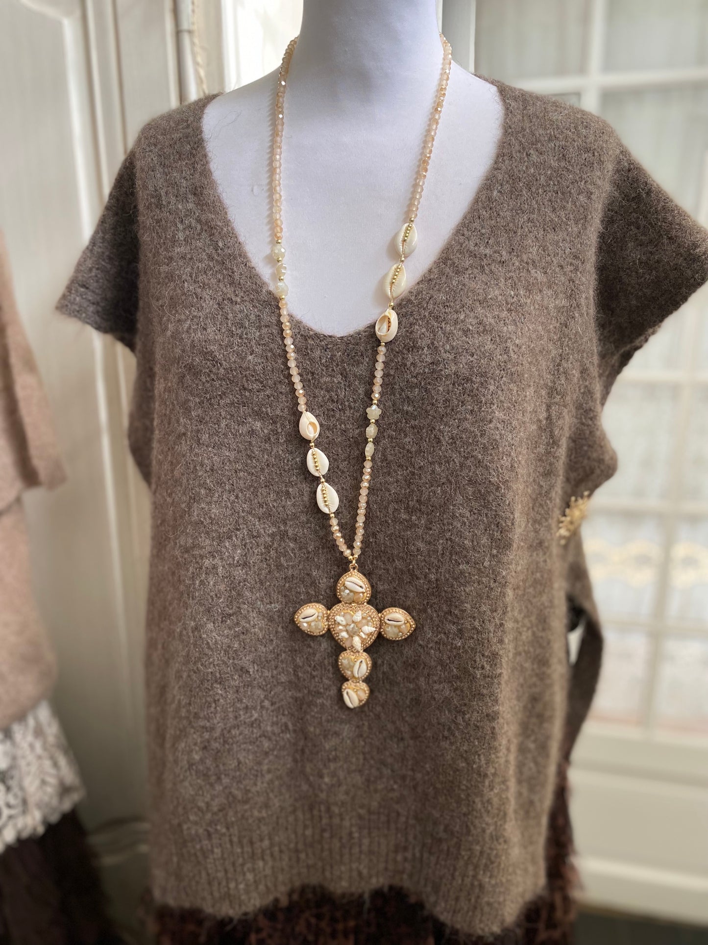 Pull soleil taupe du 40 au 48