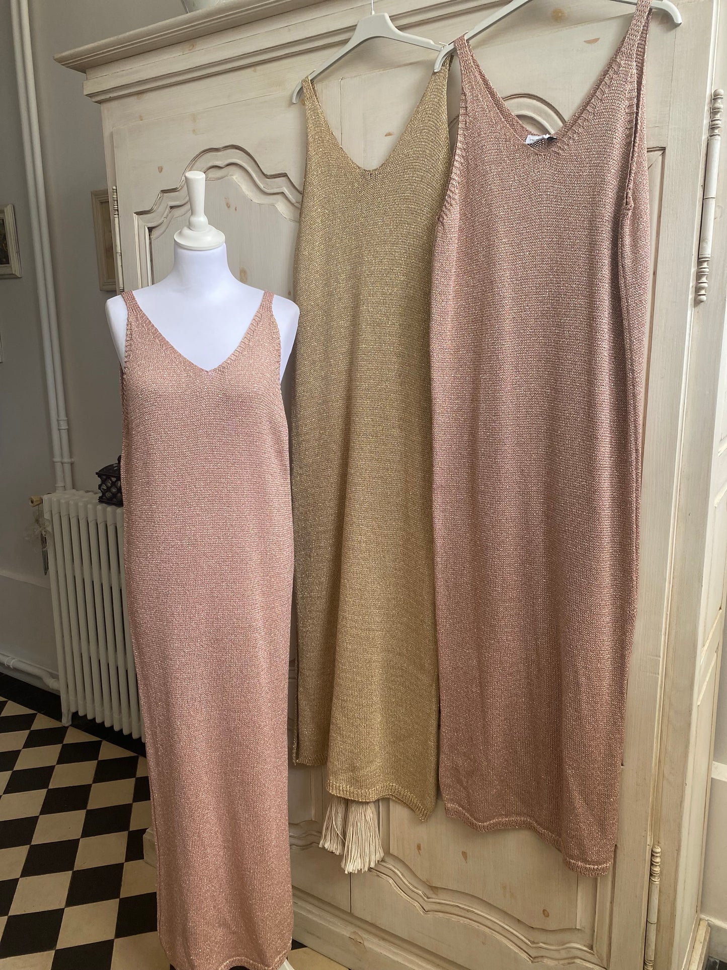 Robe Claire doré du 42 au 48