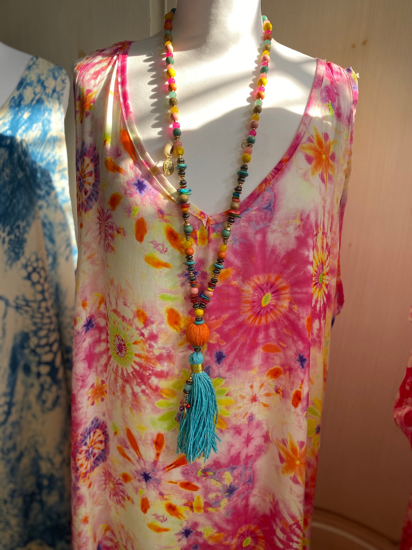 Robe Lisa rose convient du 44 au 54