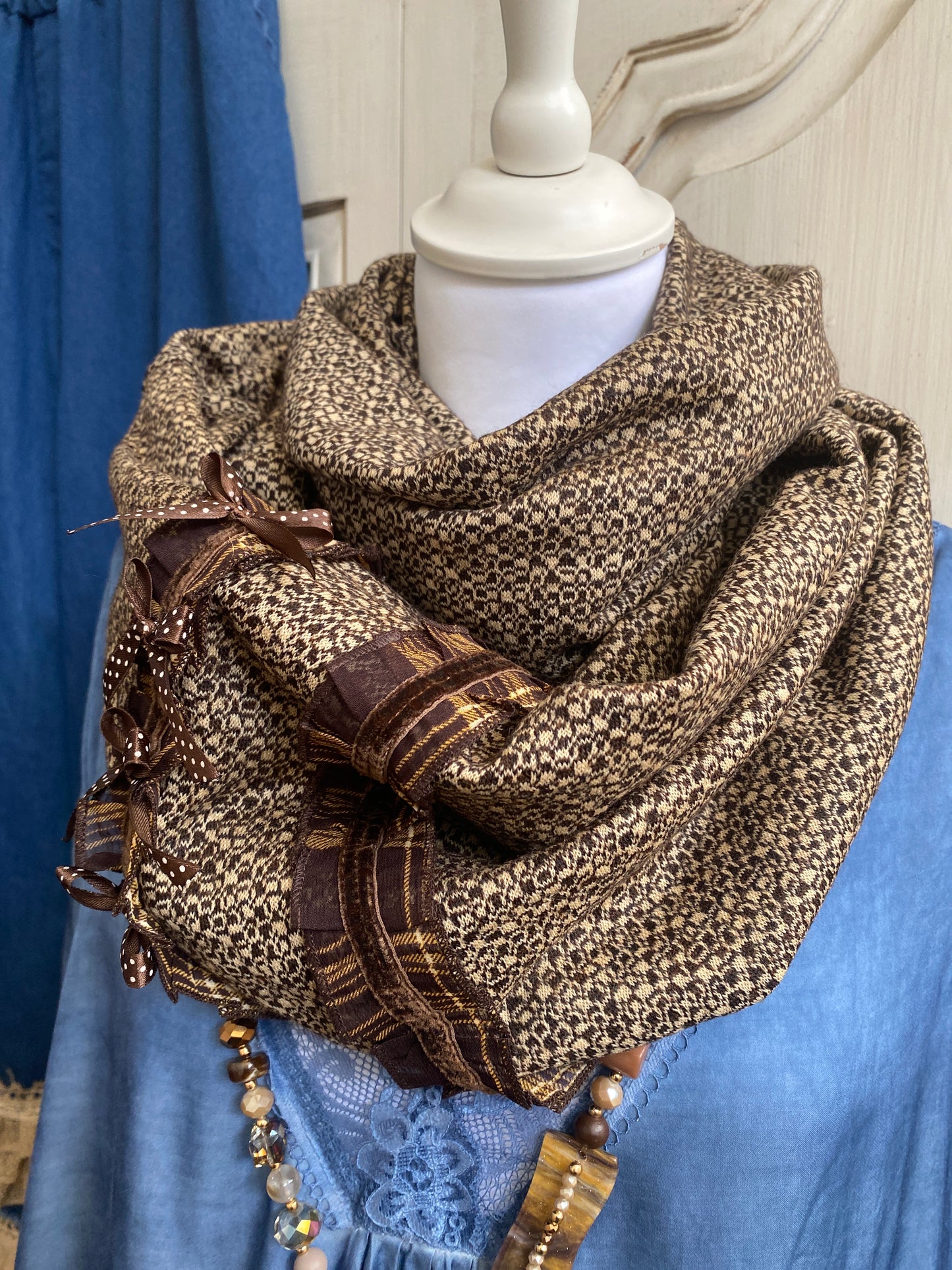 Snood chocolat