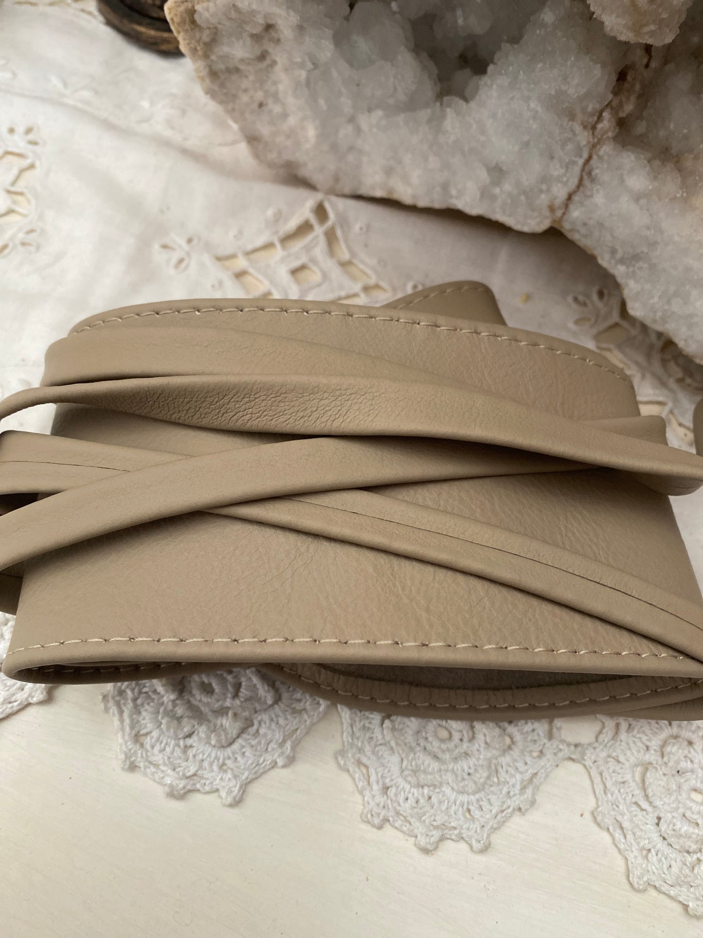Ceinture Kimono Taupe convient du 38 au 52