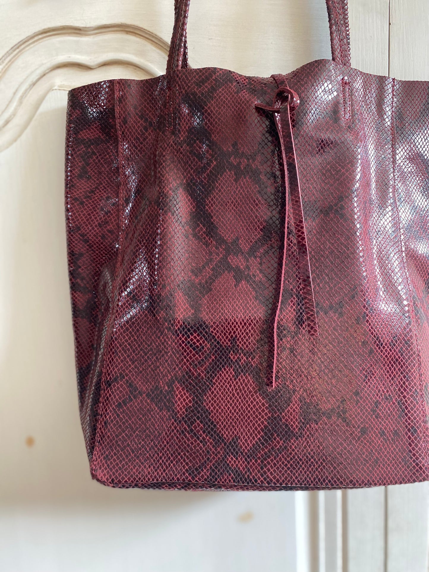 Sac Venise bordeaux
