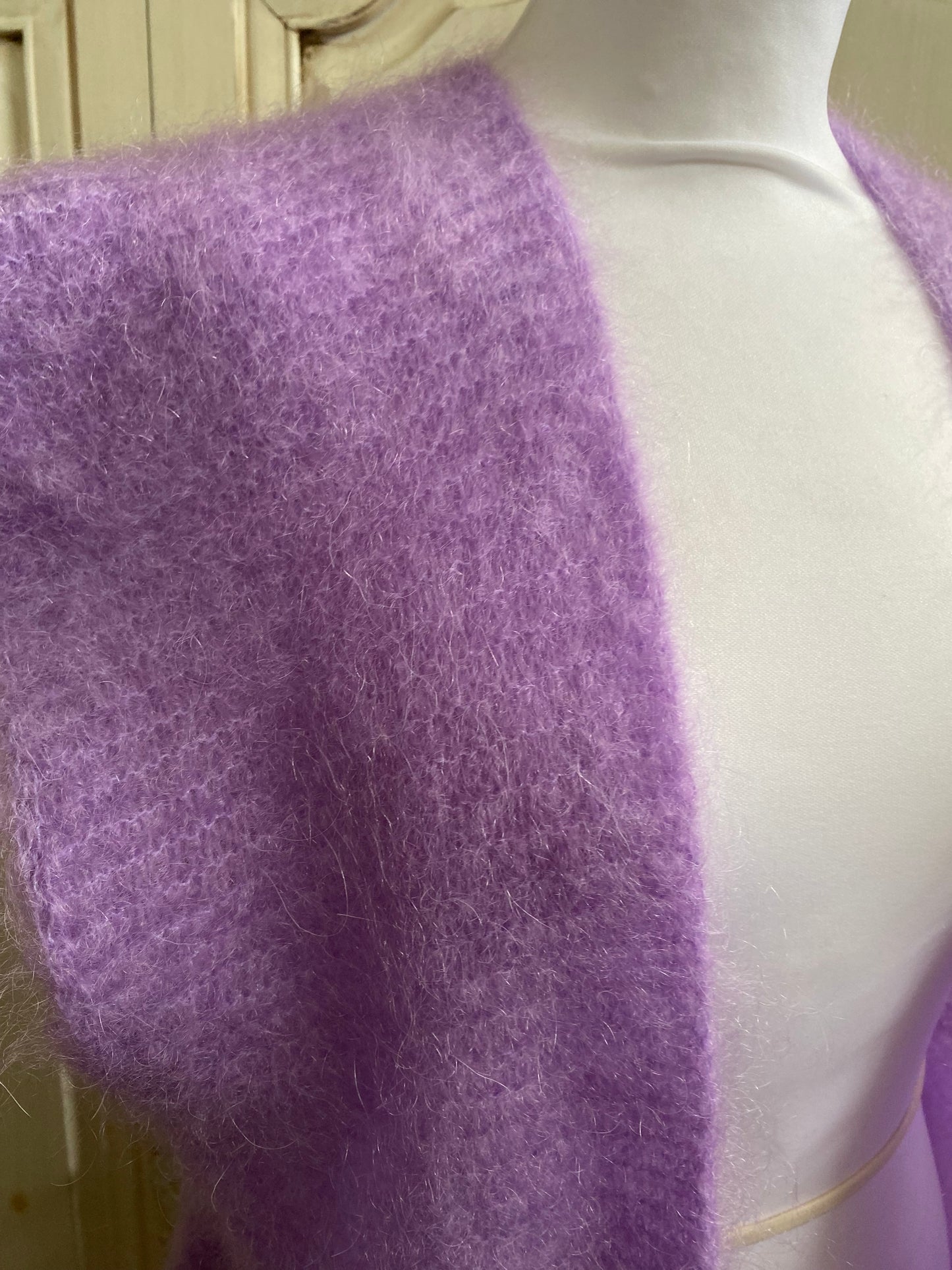 Gilet Suprême de Mohair Lavande
