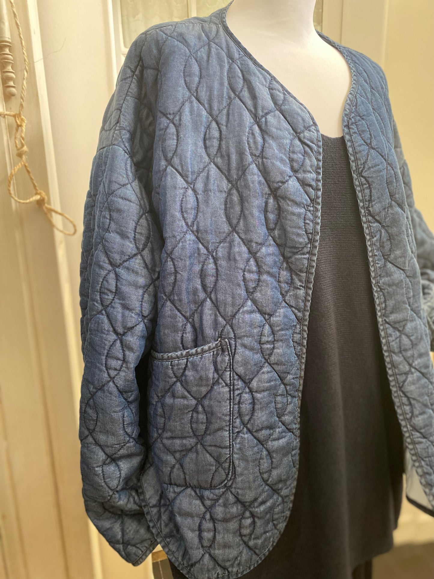 Veste jeans foncé du 44 au 52