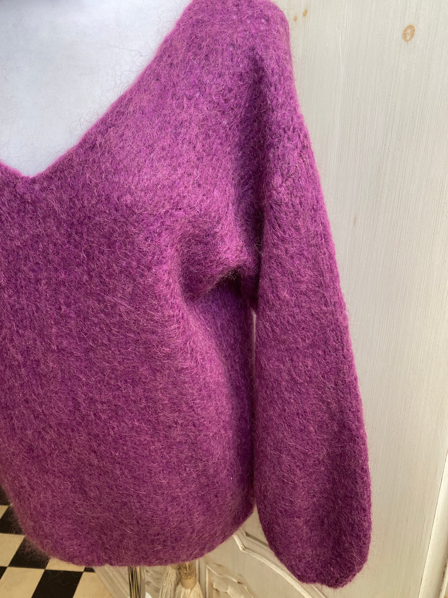 Pull Elise prune du 38 au 46