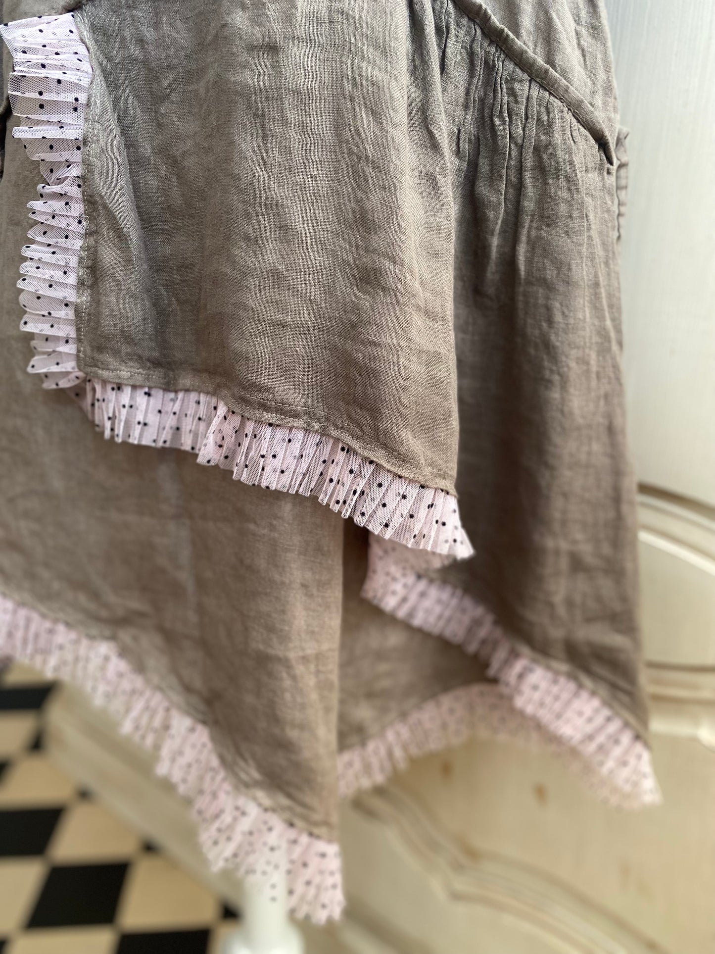 Robe Lin Taupe Carla du 40 au 46