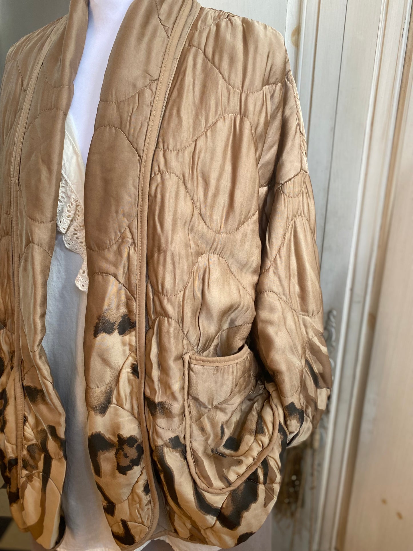 Veste taupe convient du 40 au 46