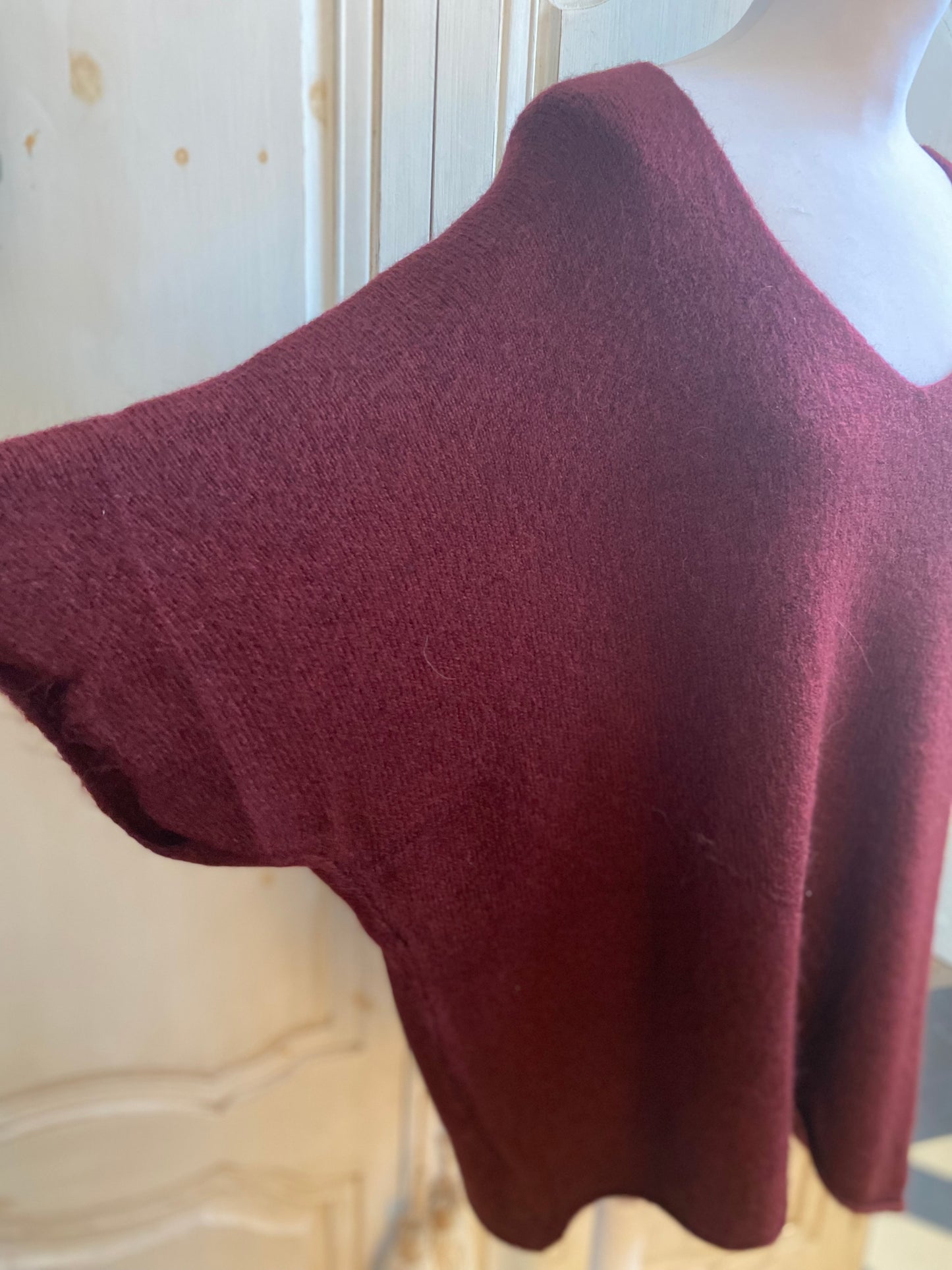 Pull Oversize Bordeaux du 42 au 54