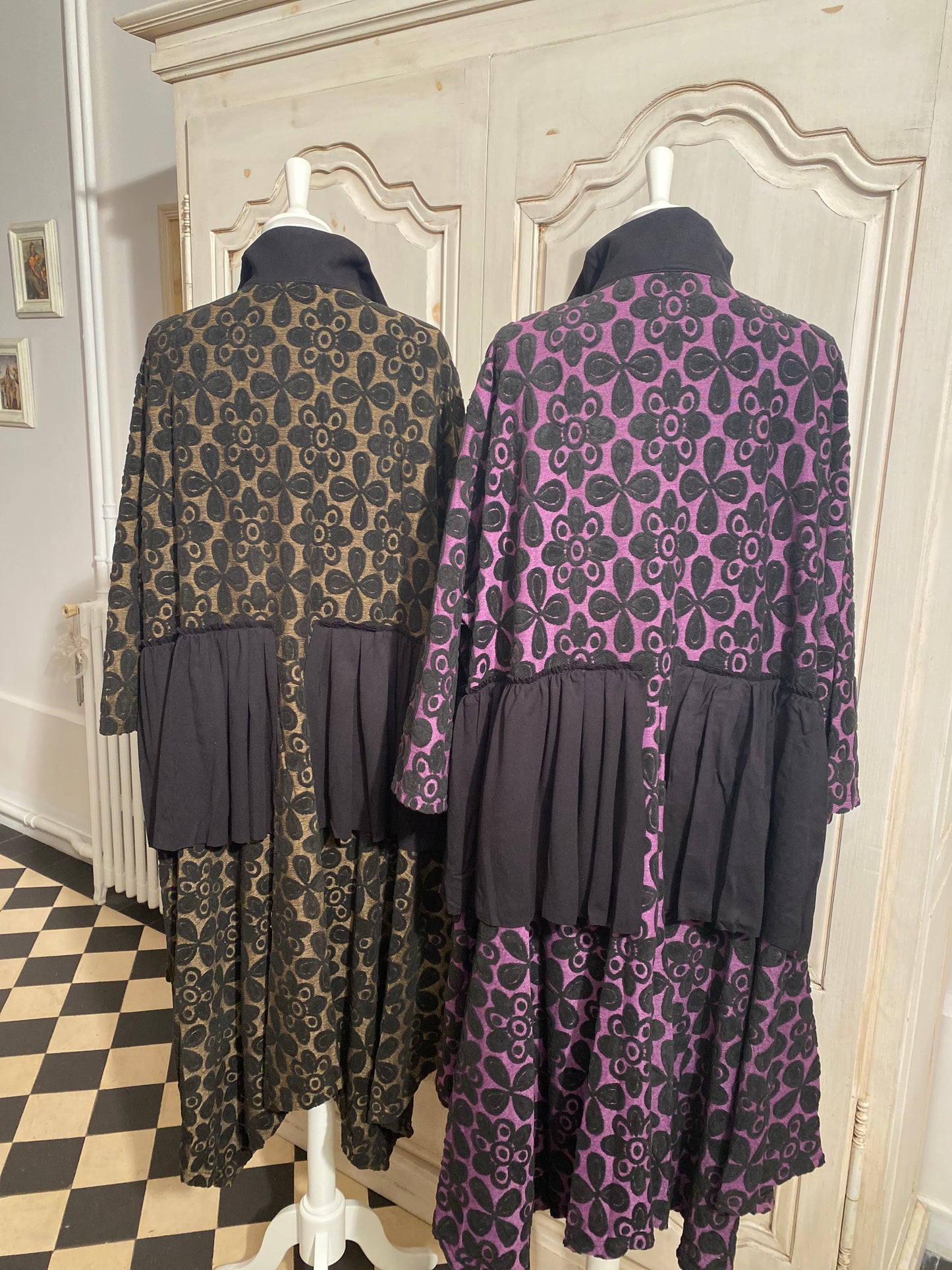 Robe Manteau marron convient du 44 au 52