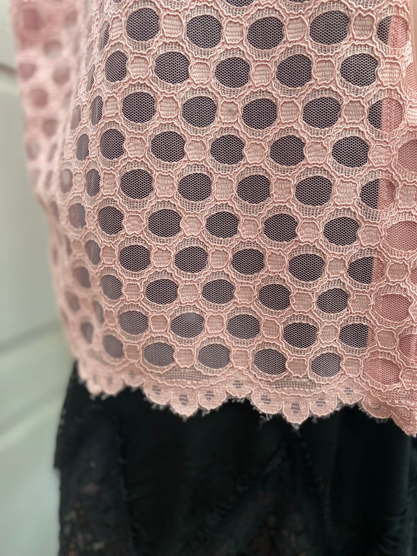 Gilet dentelle du 42 au 48