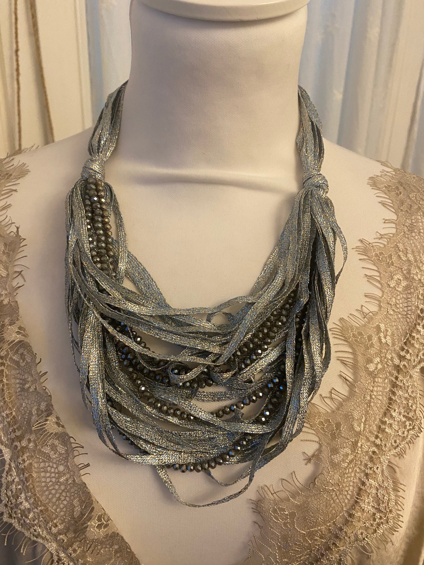 Collier Nadège ciel poudré 