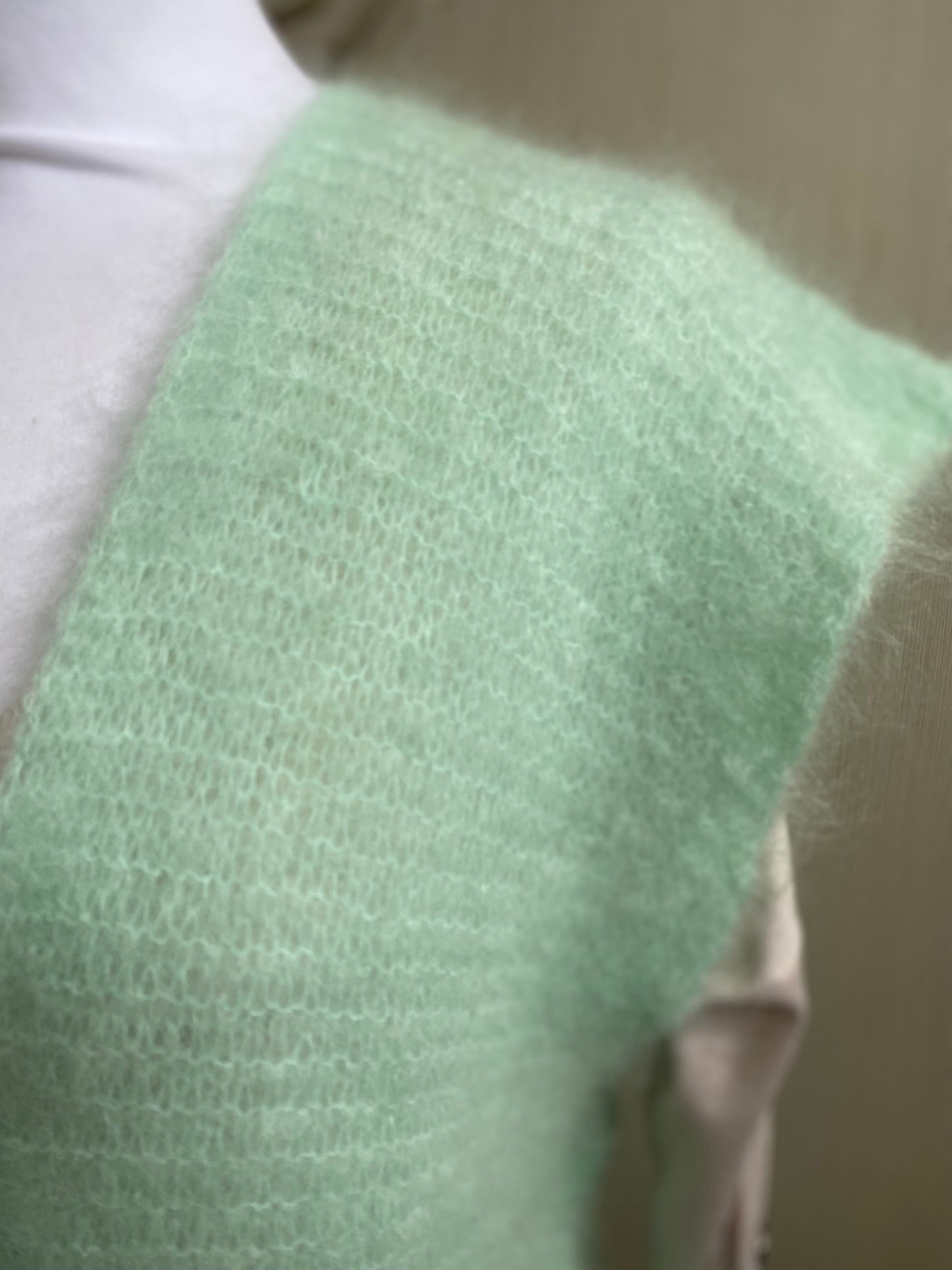 Gilet Suprême de Mohair vert