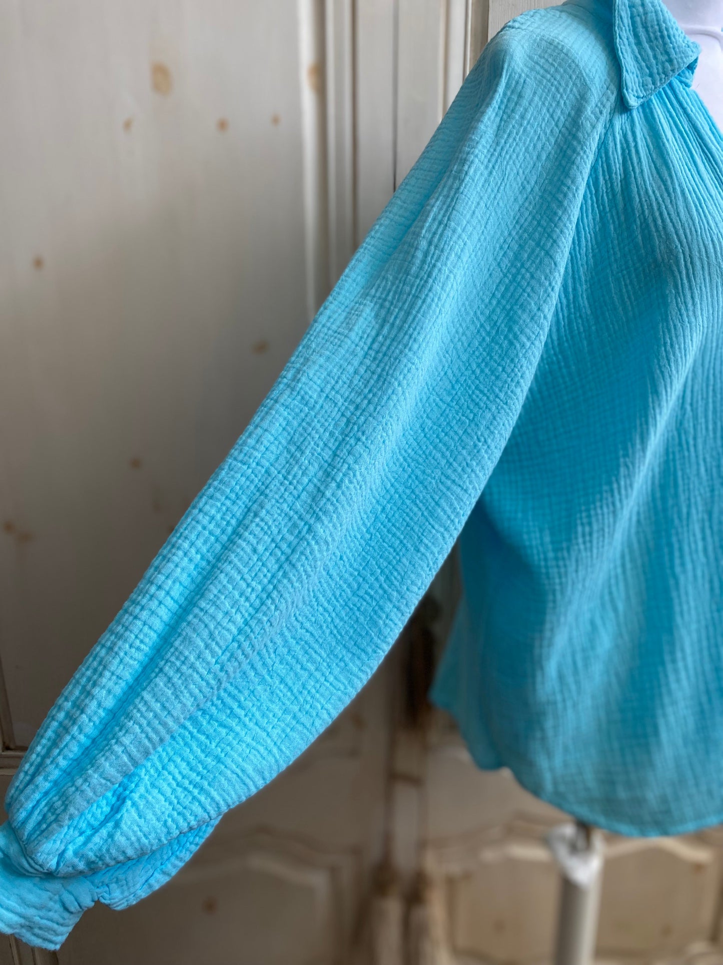 🌟 -20% Chemise Turquoise poudré du 40 au 48