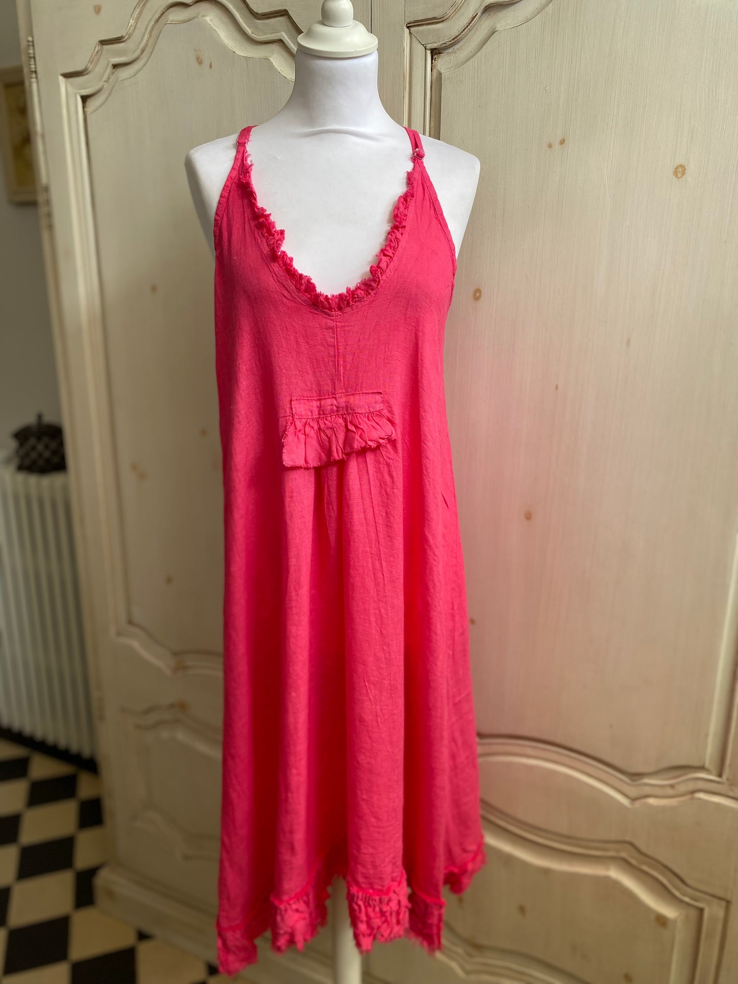 Robe Lin fuchsia du 38 au 46