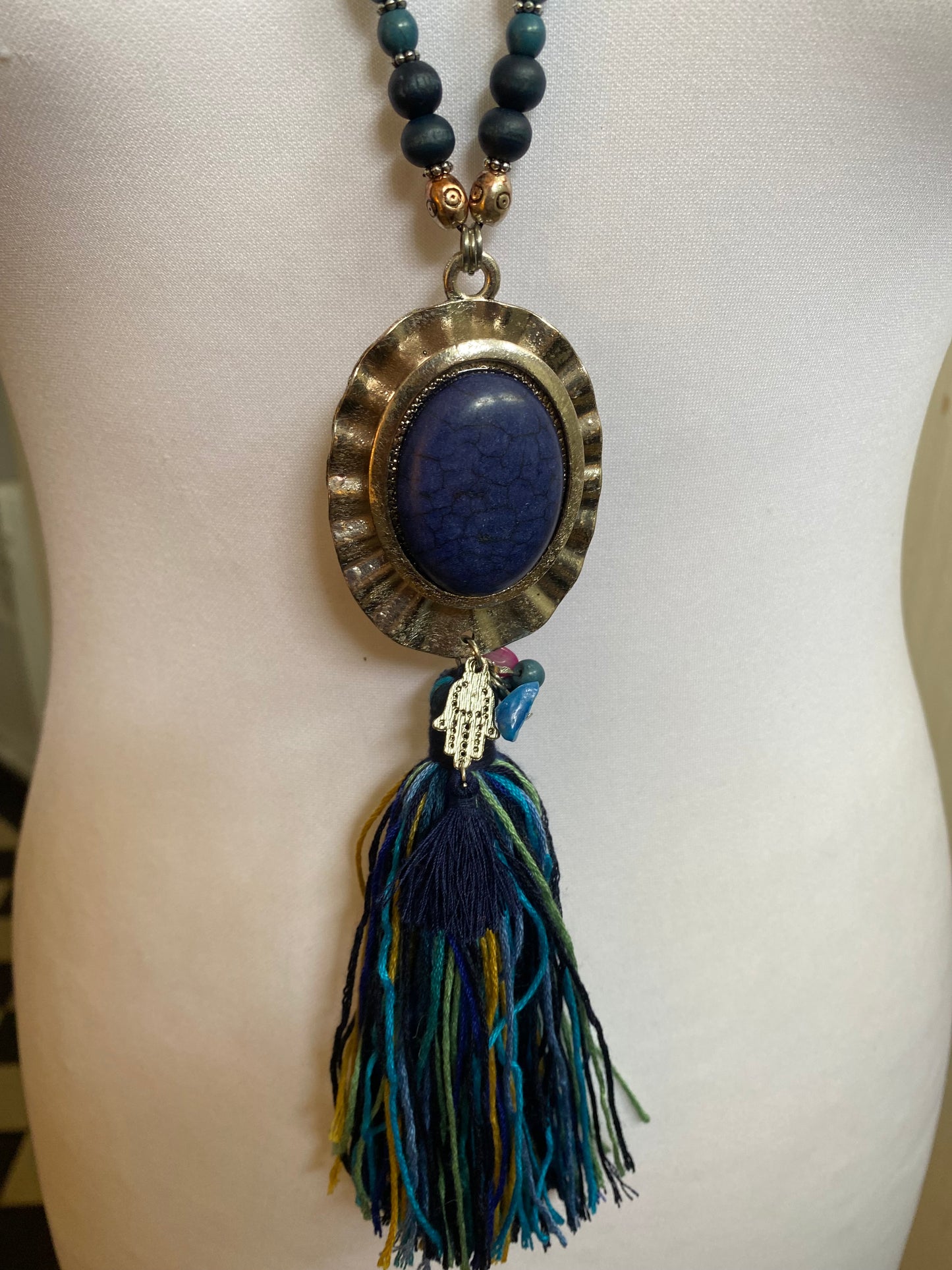Collier Odessa bleu