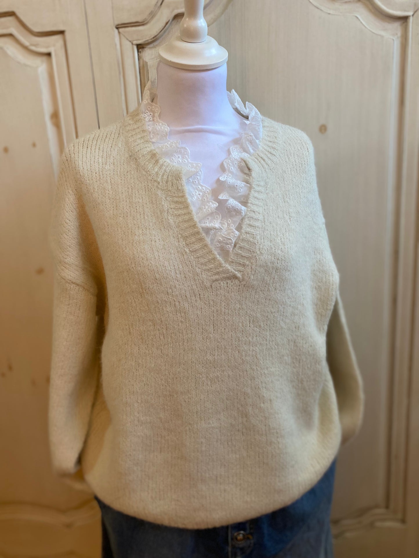 Pull Mathilde convient du 38 au 46/48