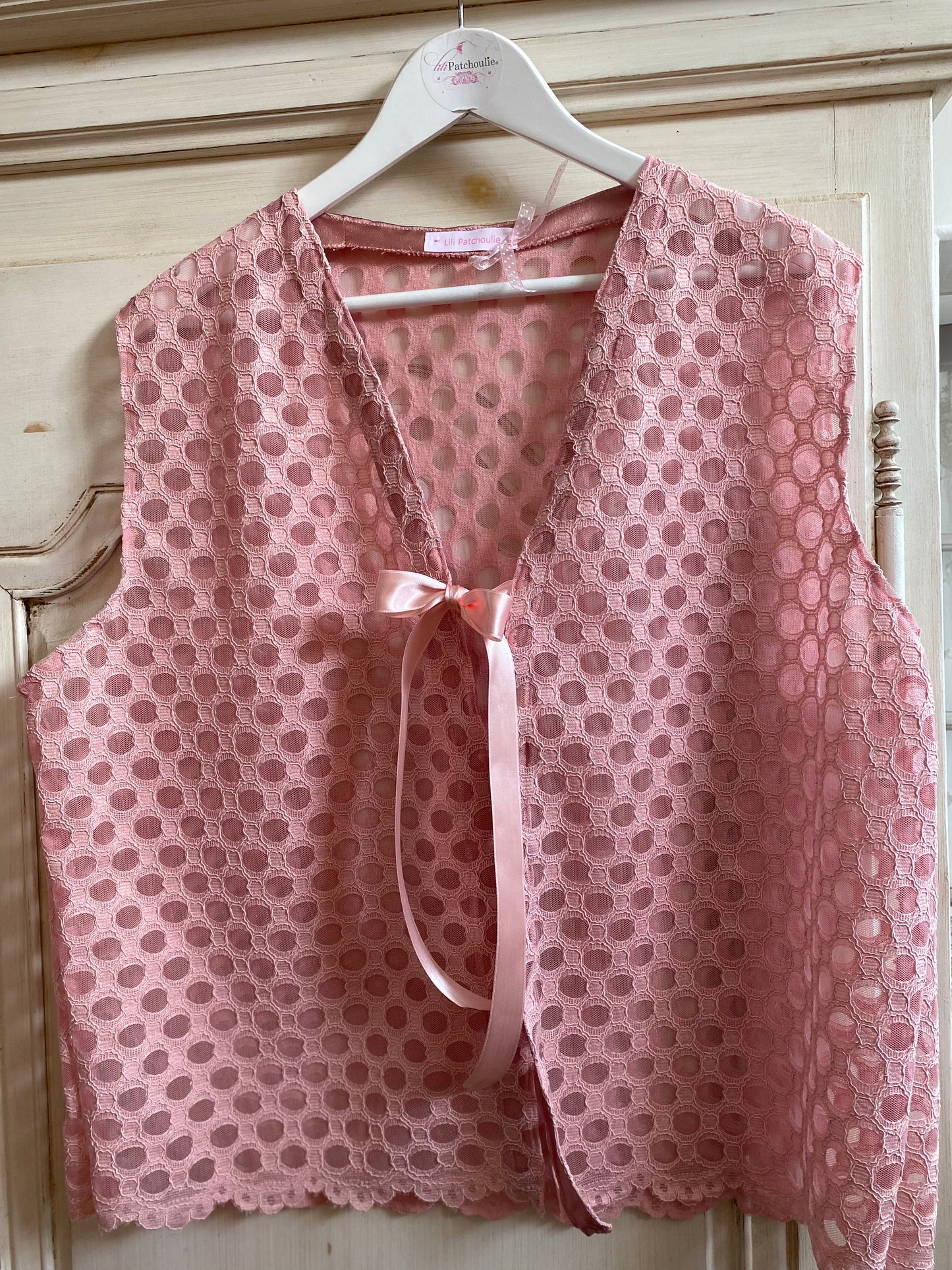Gilet dentelle du 42 au 48