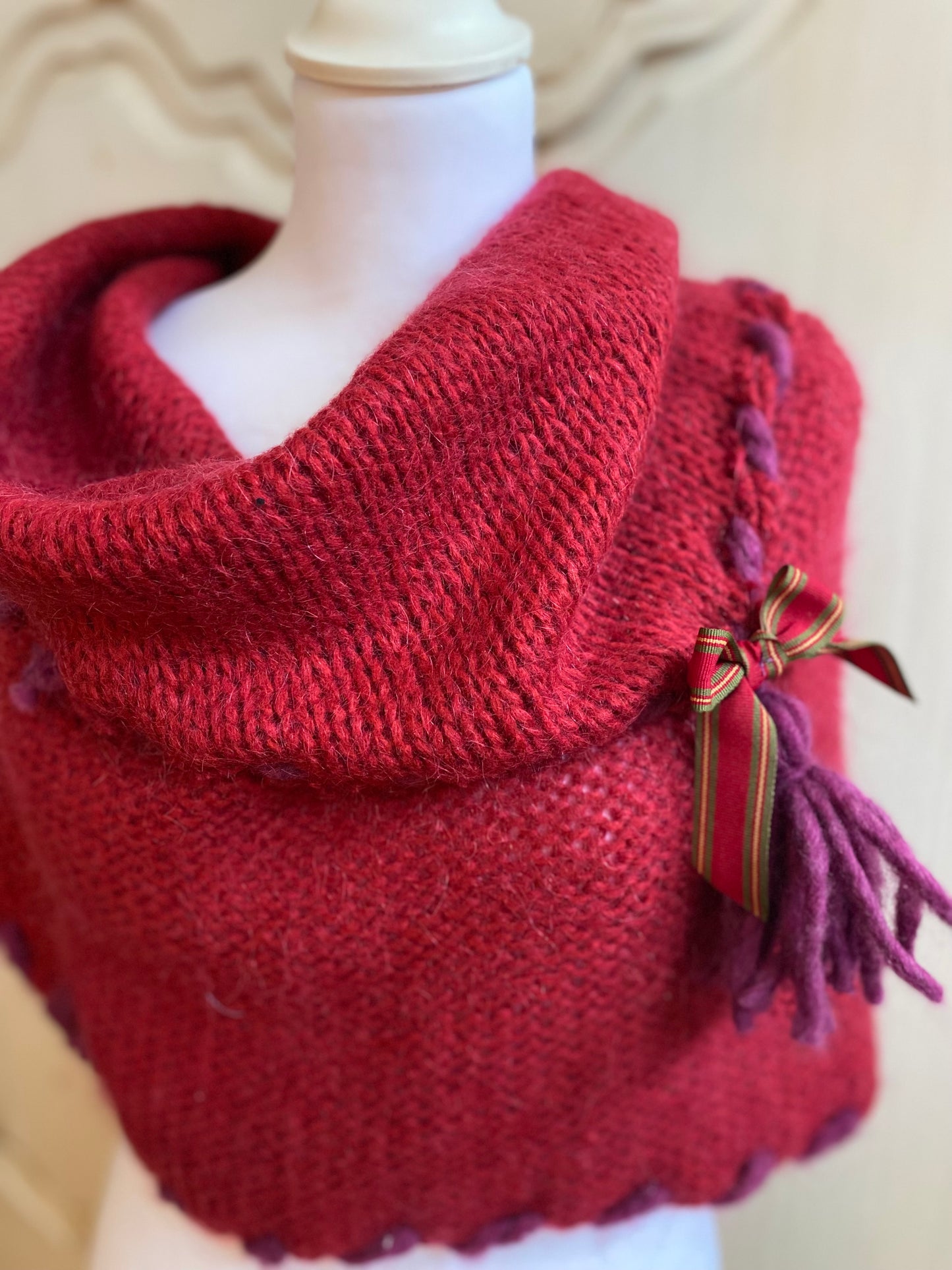 Cache épaule bordeaux