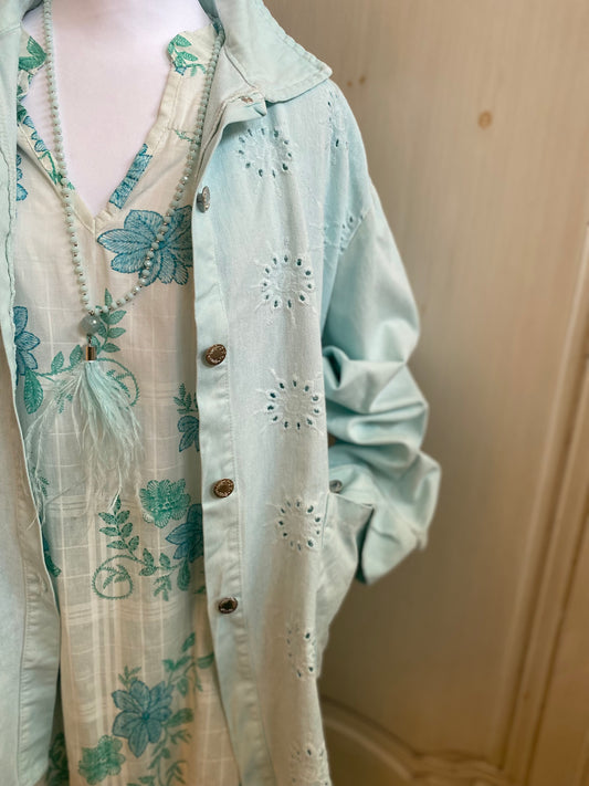 Veste jeans Aqua convient du 42 au 50
