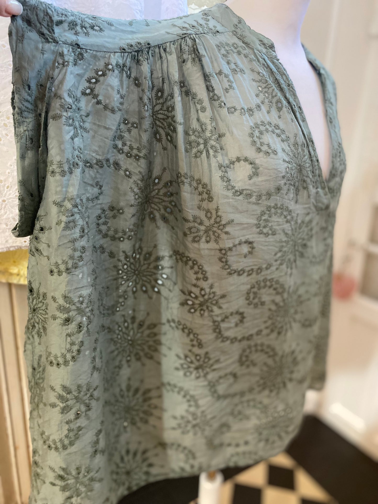 Tunique Alicia Kaki du 40 au 52