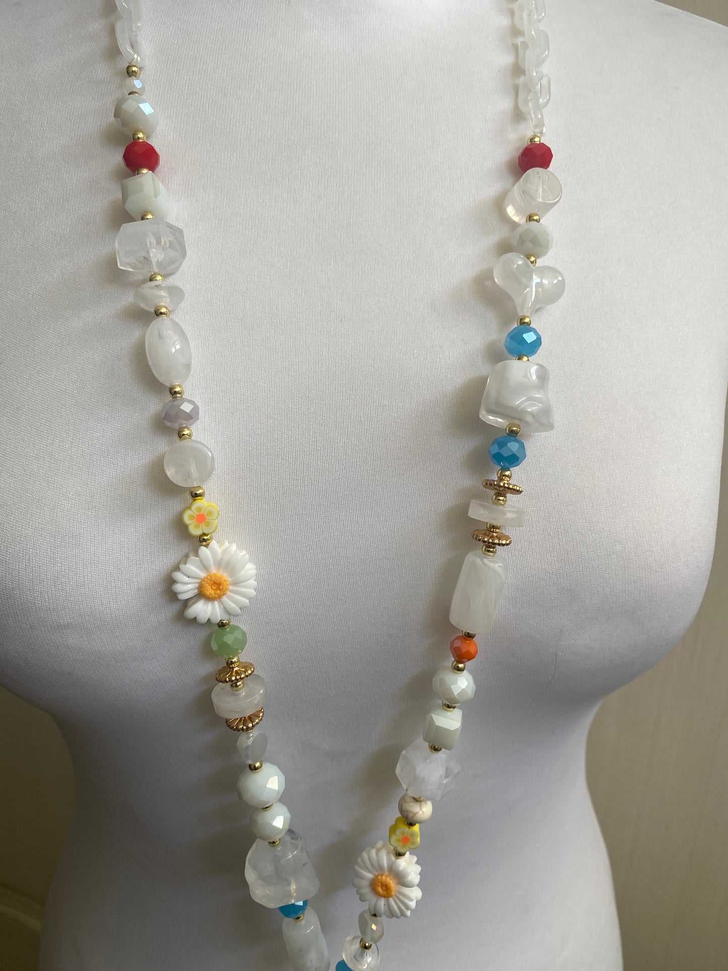 Collier Romance blanc