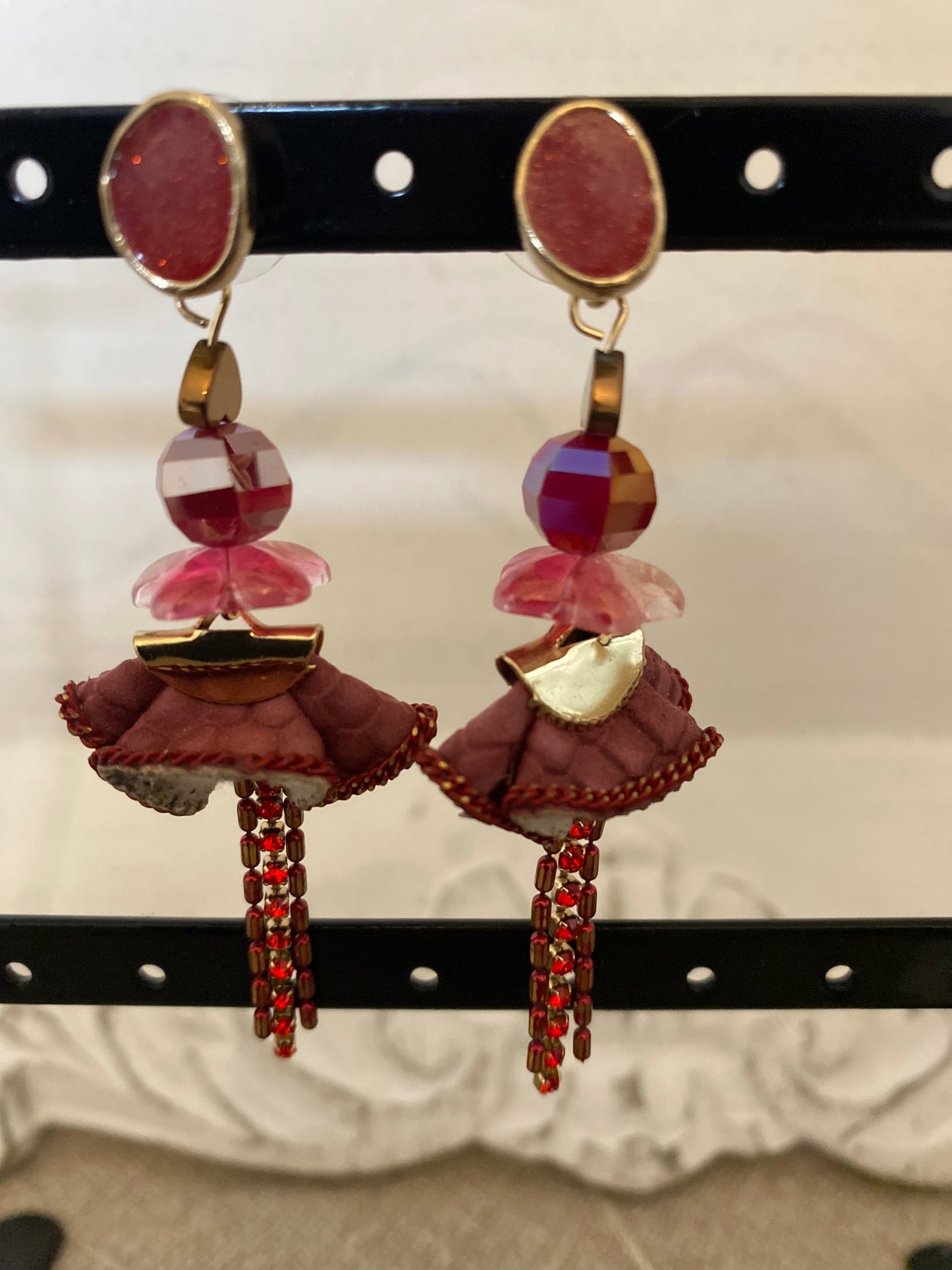 Boucle danseuse rose