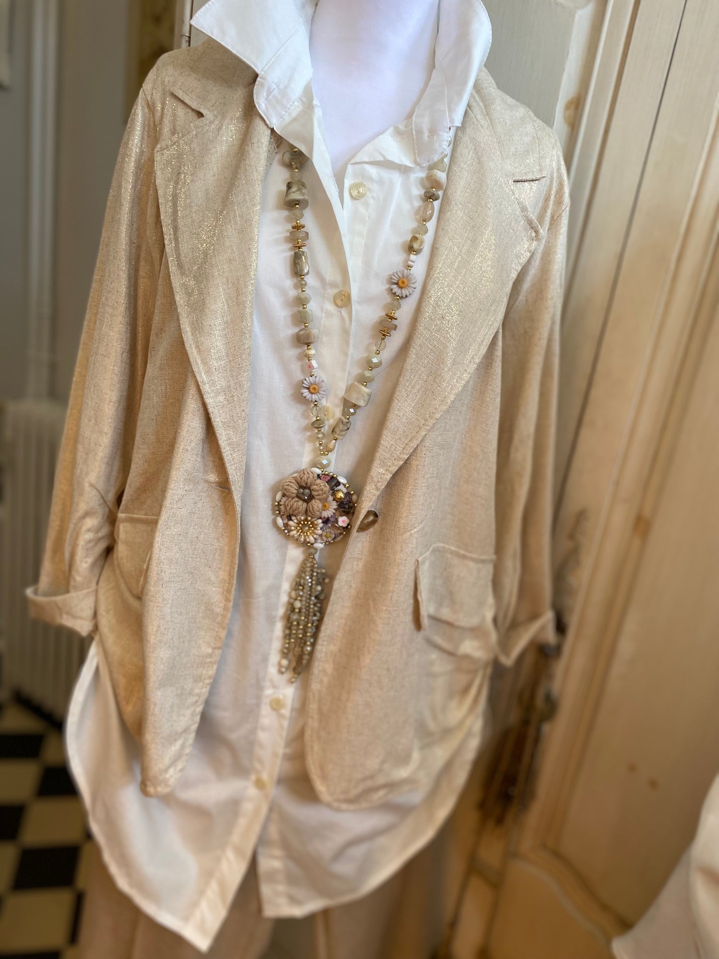 Tenue Lamé 4 pieces 38 au 46