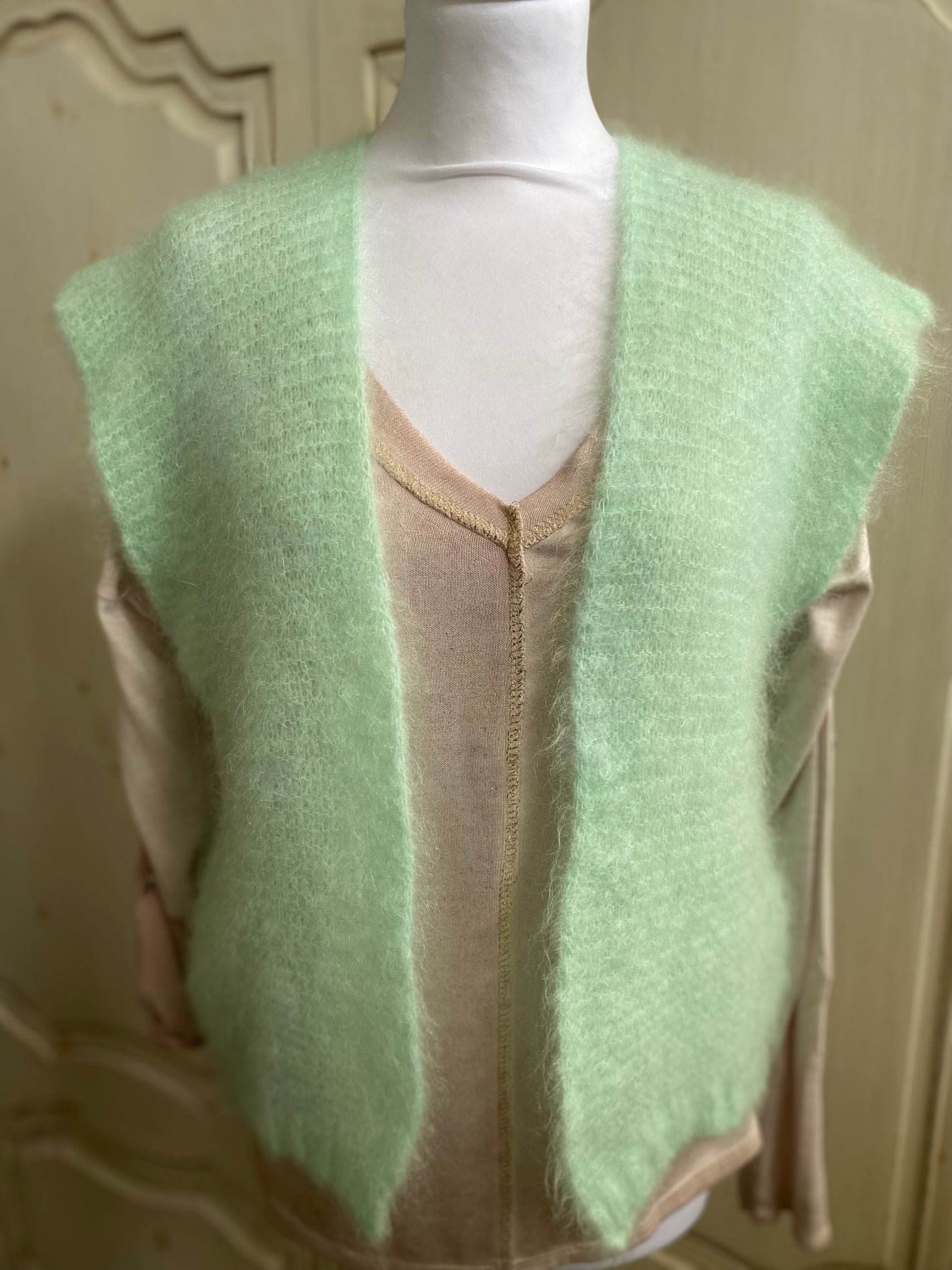 Gilet Suprême de Mohair vert