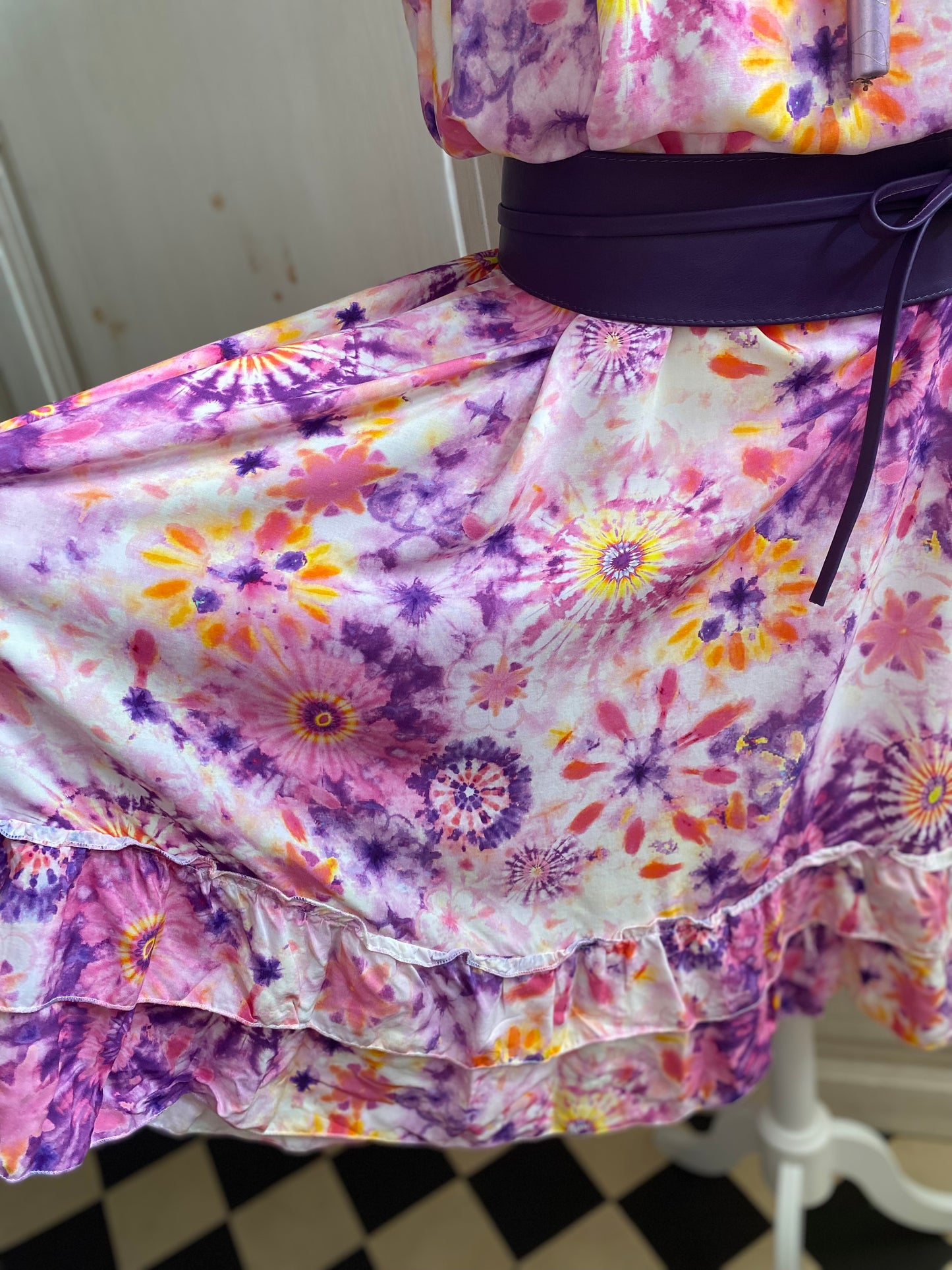 Robe Lisa violet convient du 44 au 54