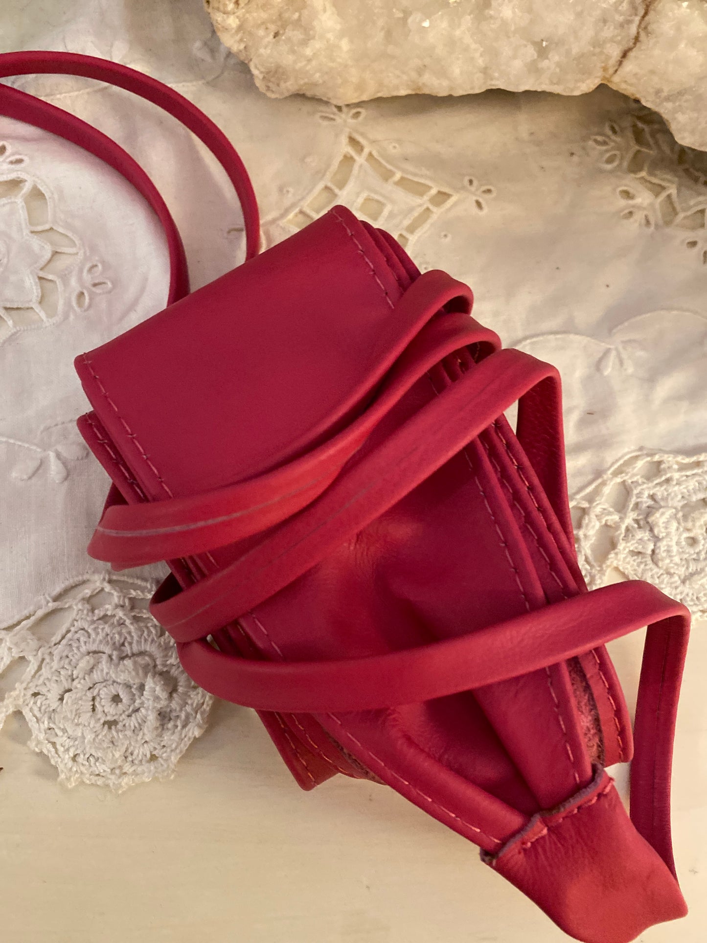 Ceinture Kimono fuchsia convient du 38 au 52