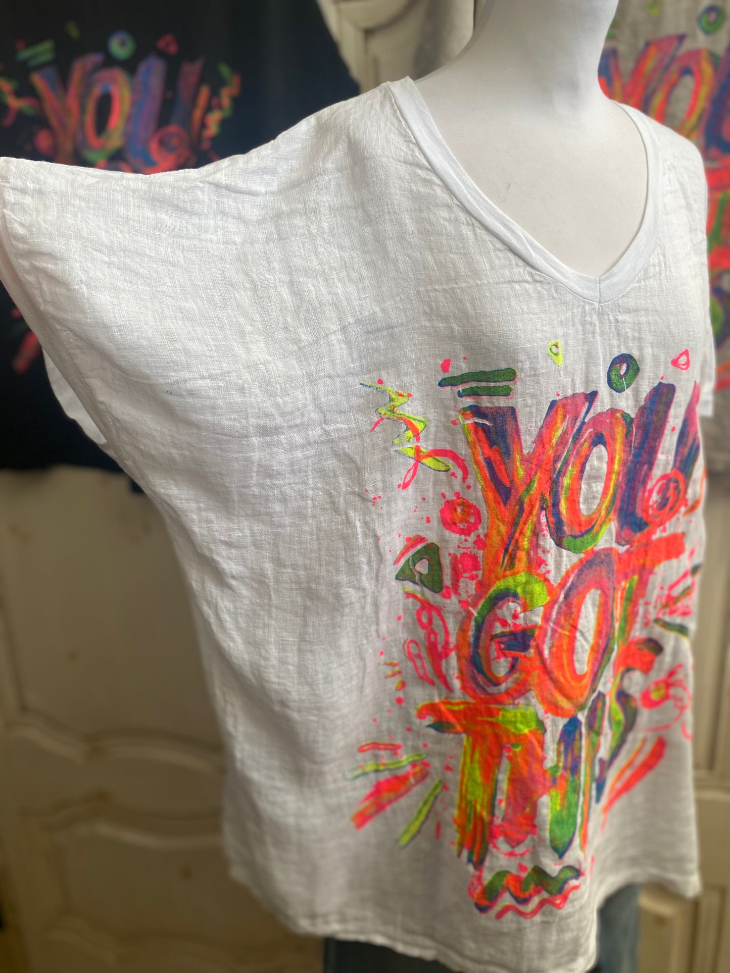 T-Shirt Mika blanc convient du 40 au 52
