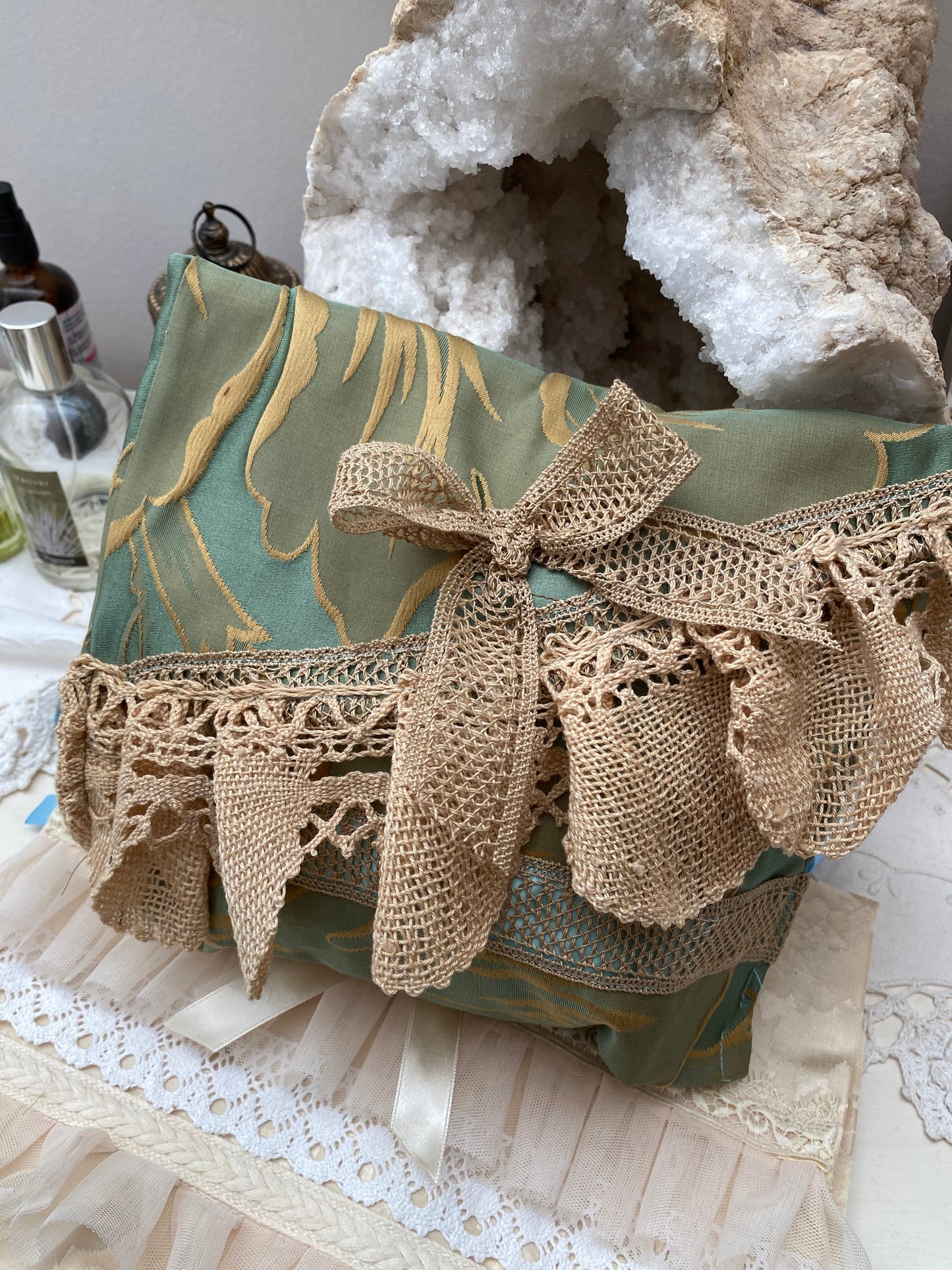 Pochette Taffetas de soie Iris