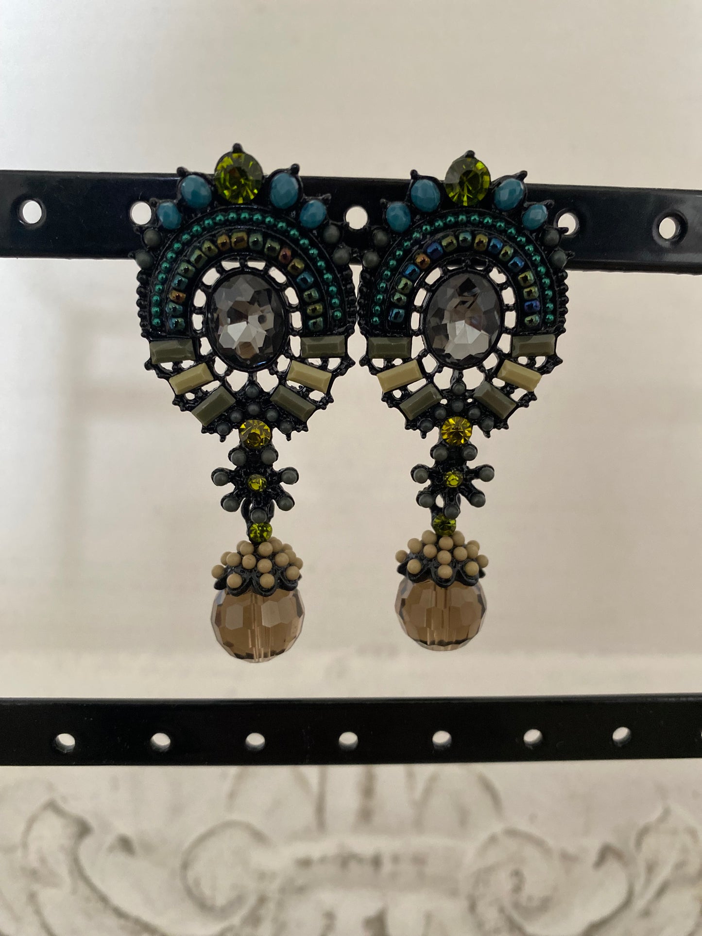 Boucle bleu et verte