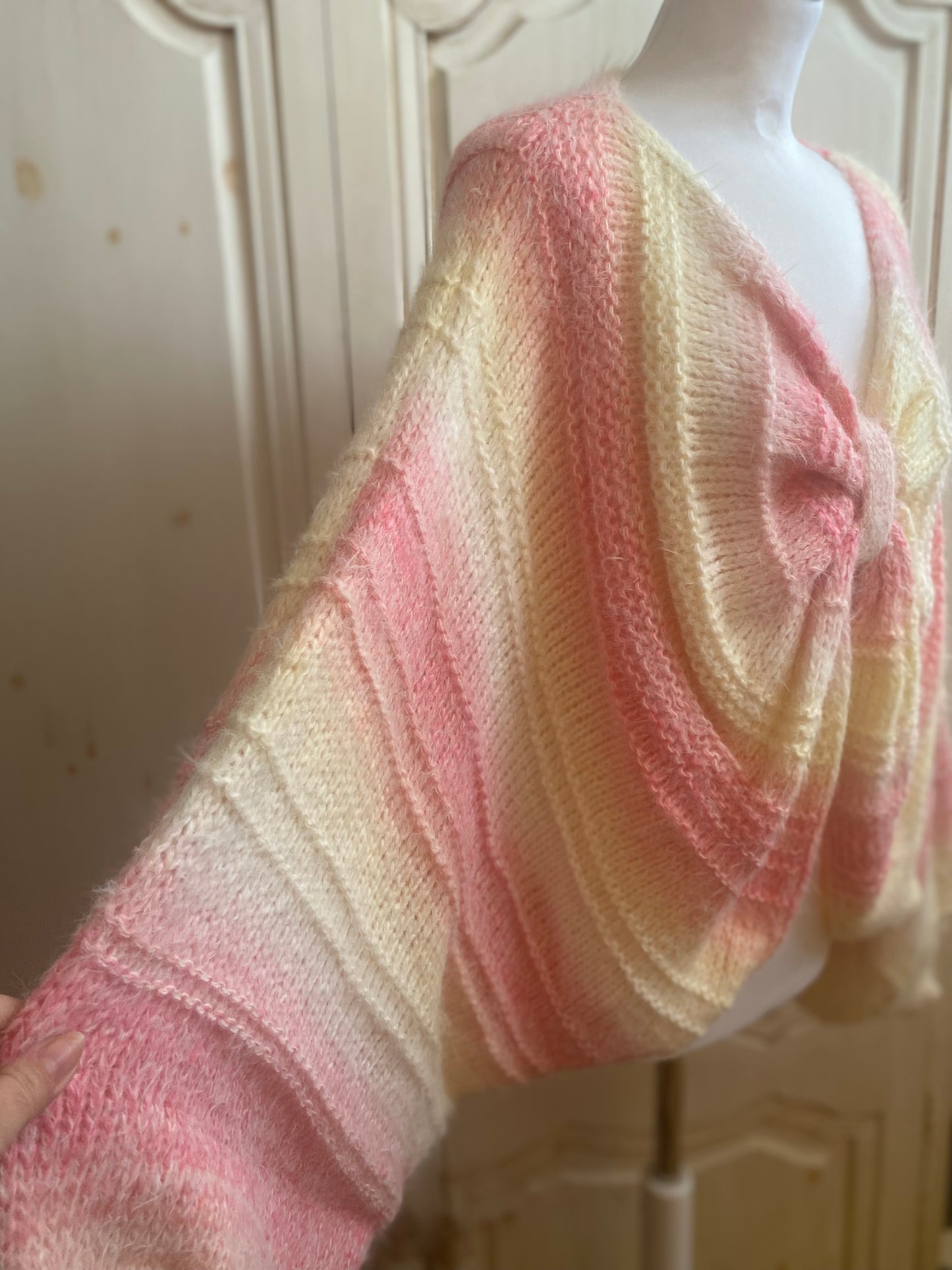 Pull Cœur rose du 40 au 50