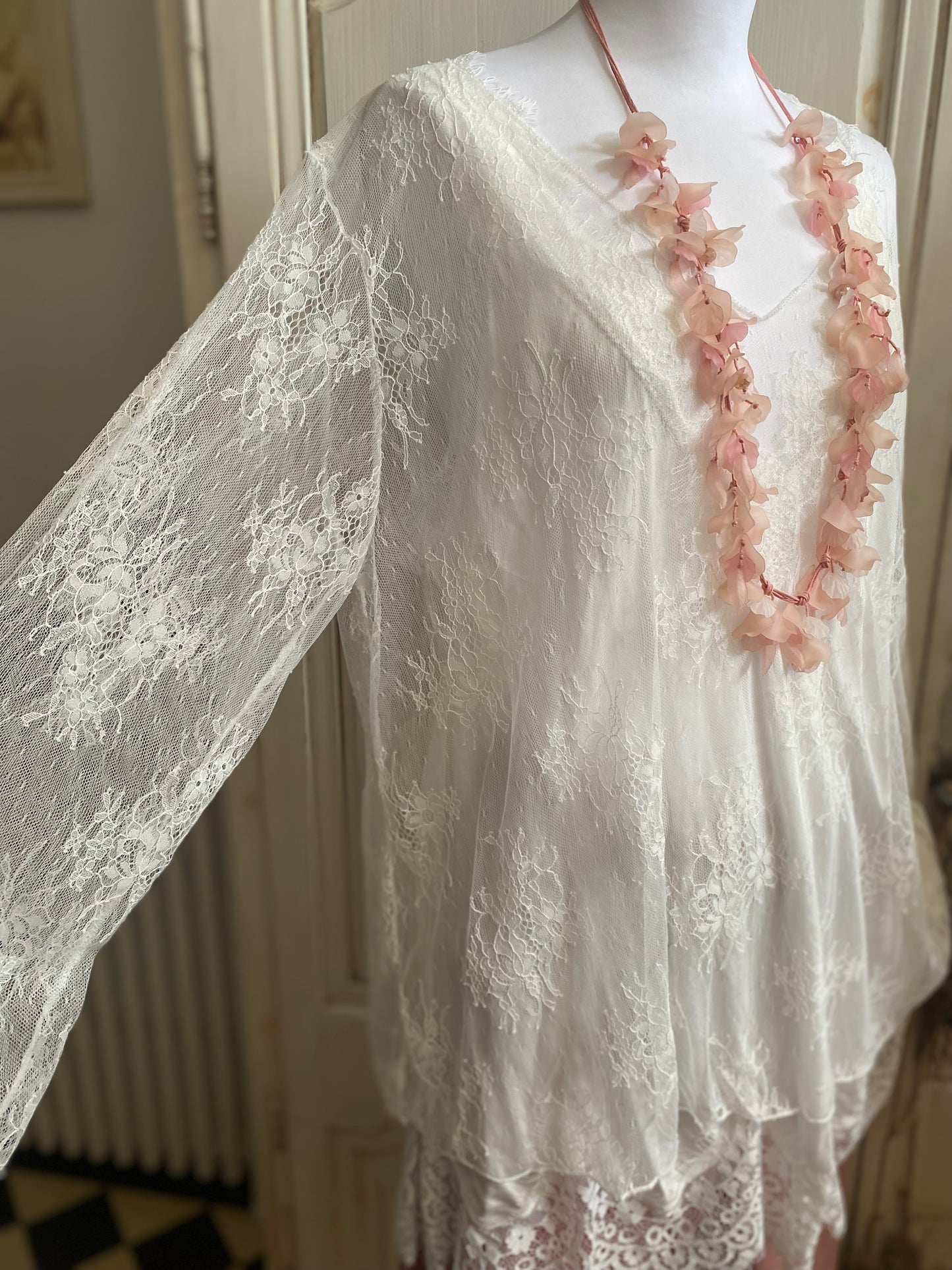 Top dentelle crème du 42 au 50