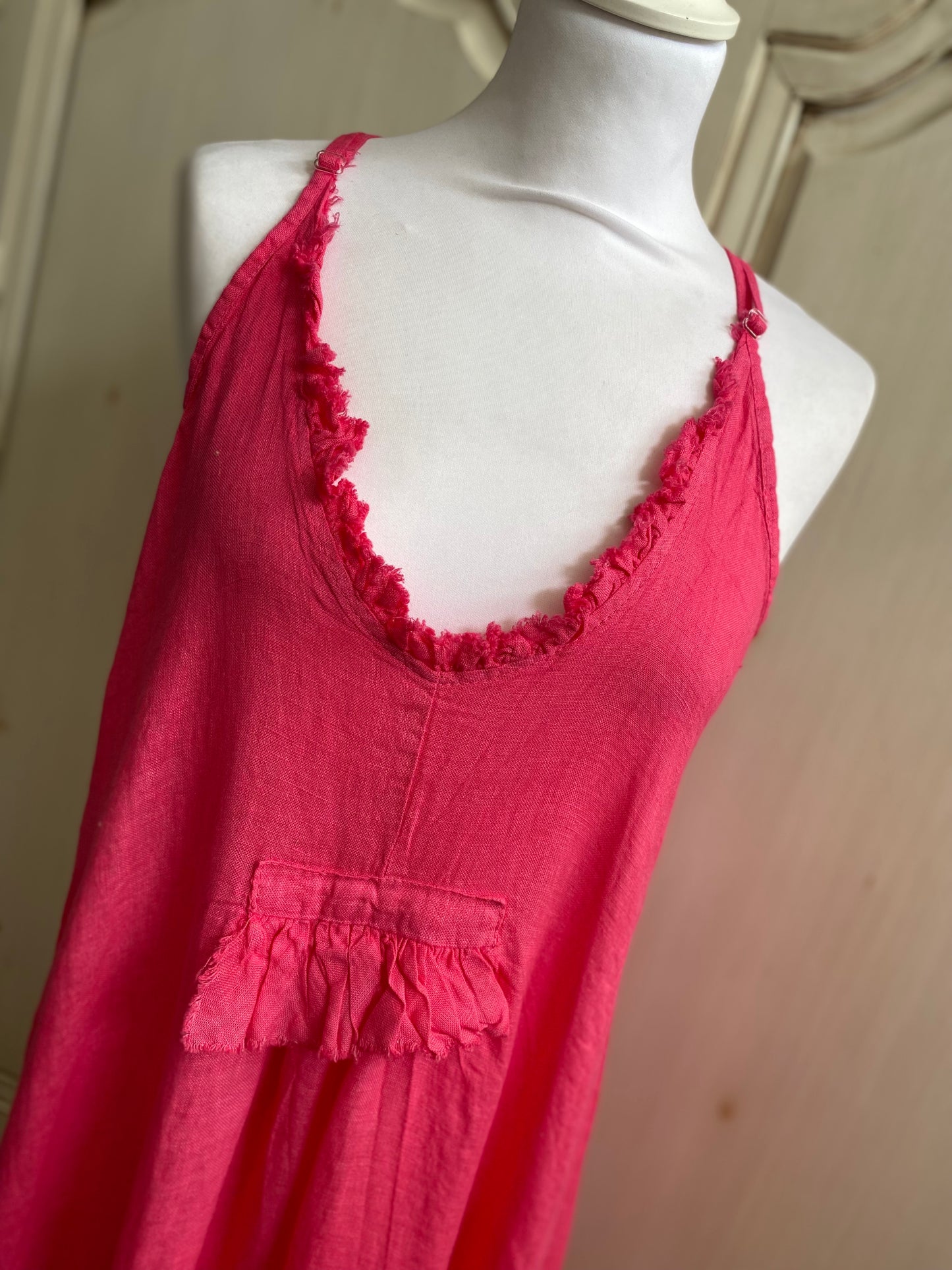 Robe Lin fuchsia du 38 au 46