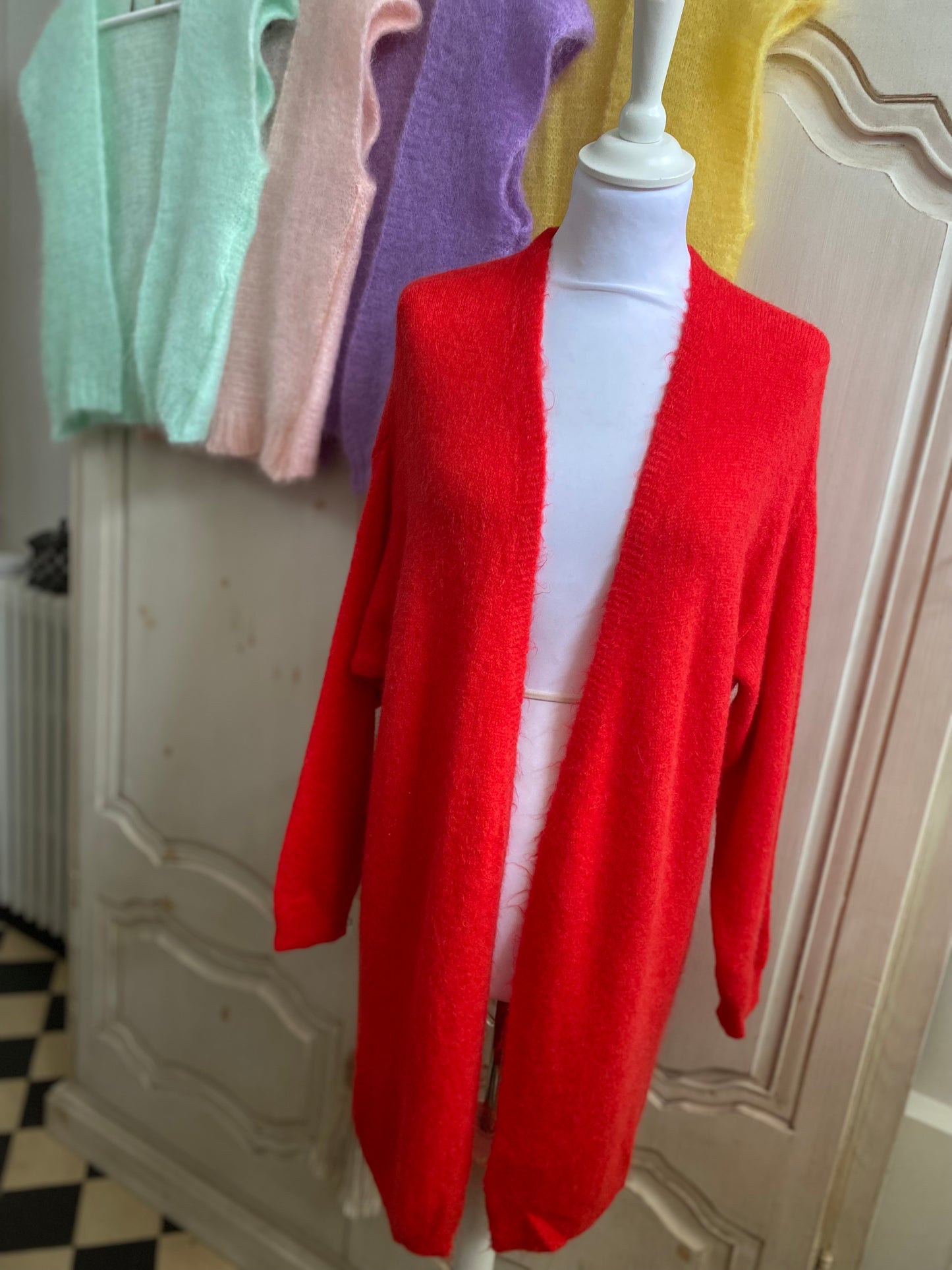 Gilet rouge du 36 au 46