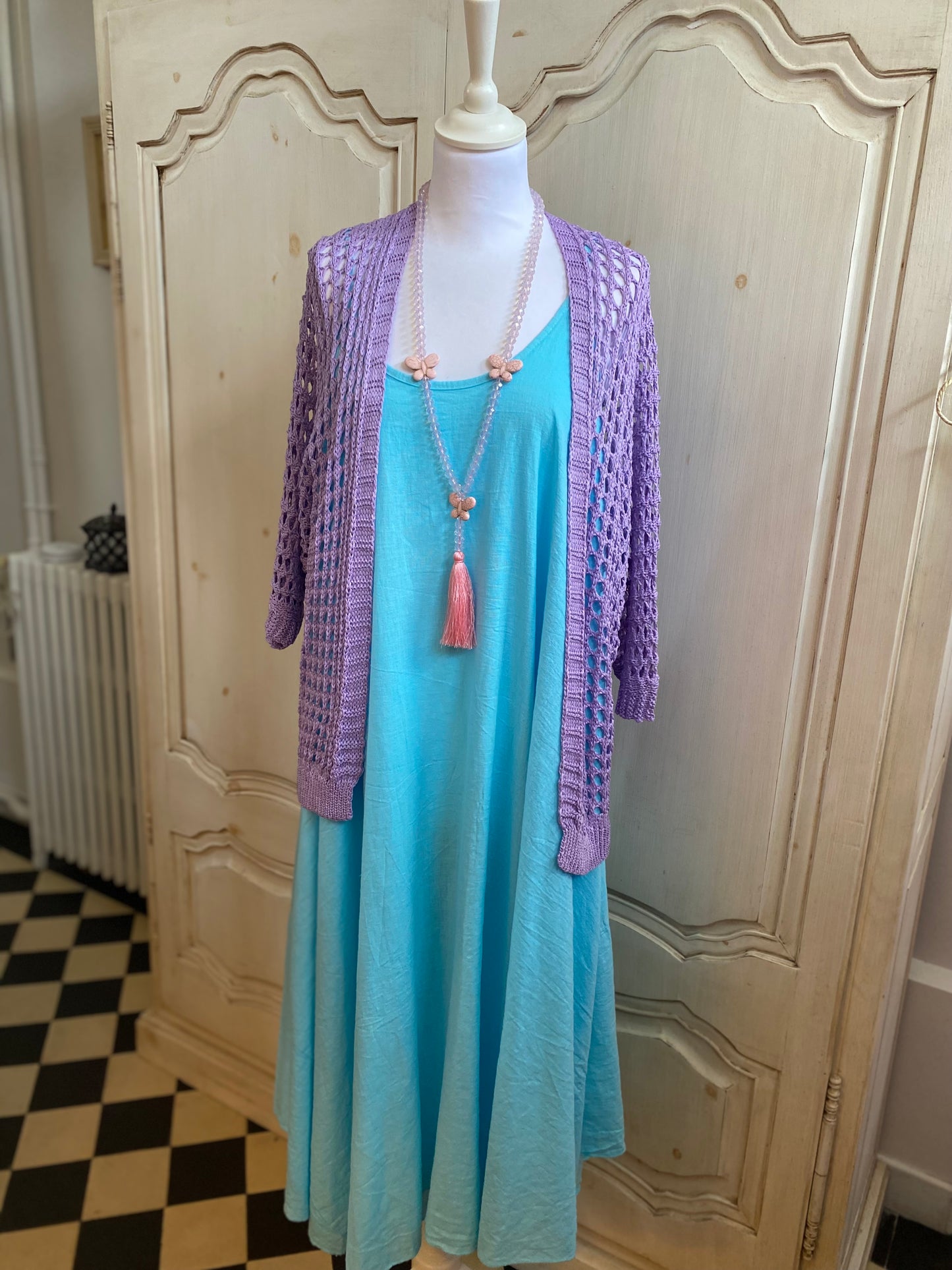 Gilet parme du 40 au 48