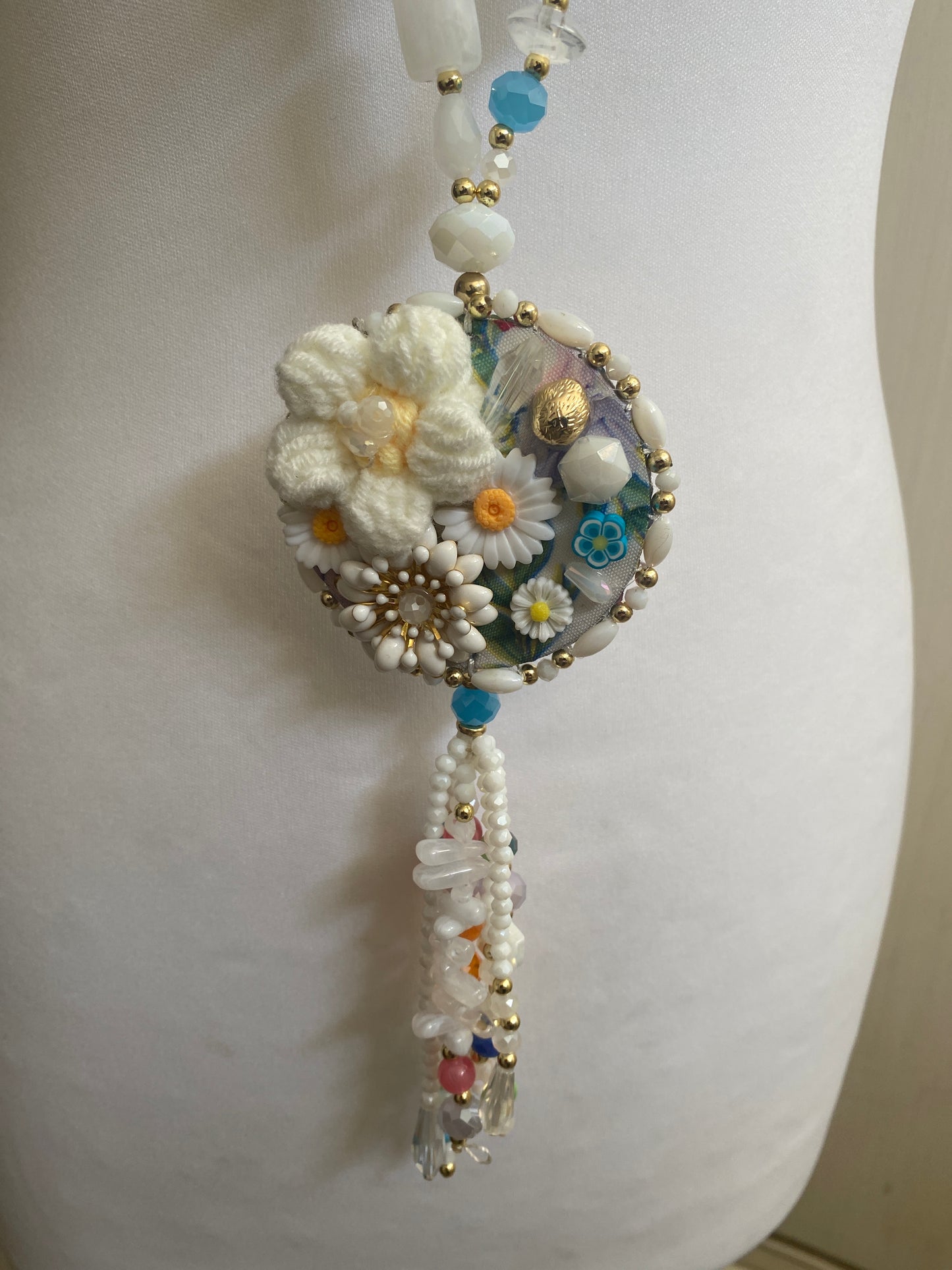 Collier Romance blanc