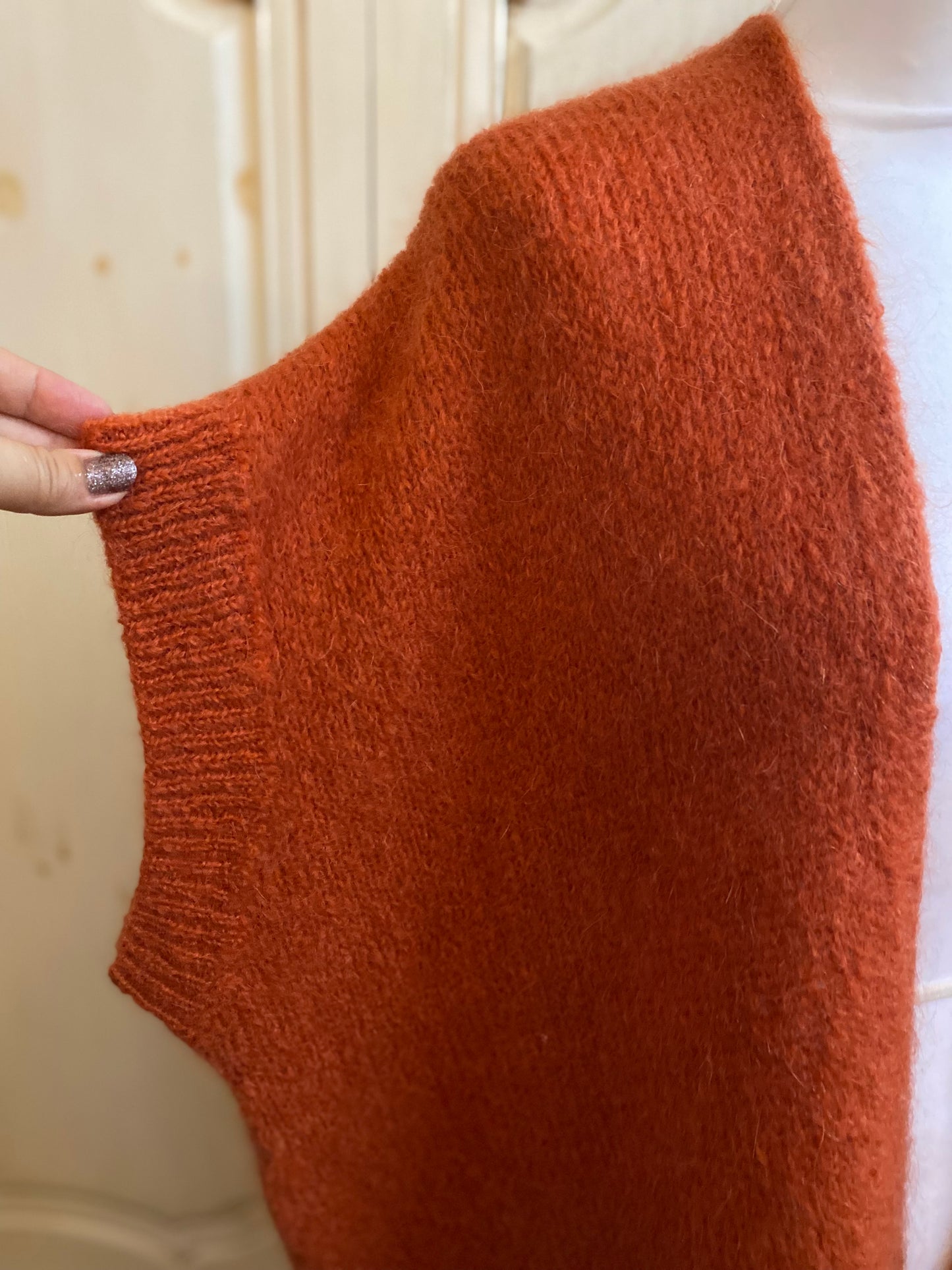 Gilet Maty paprika du 40 au 54