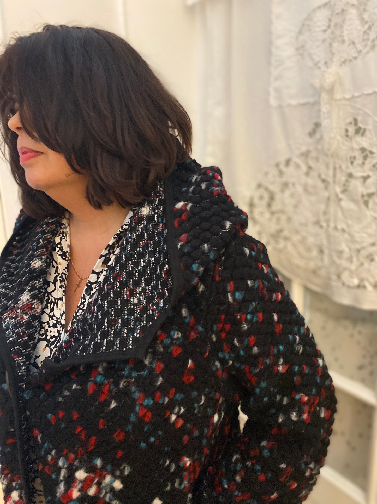 Manteau mouchti convient du 42 au 52