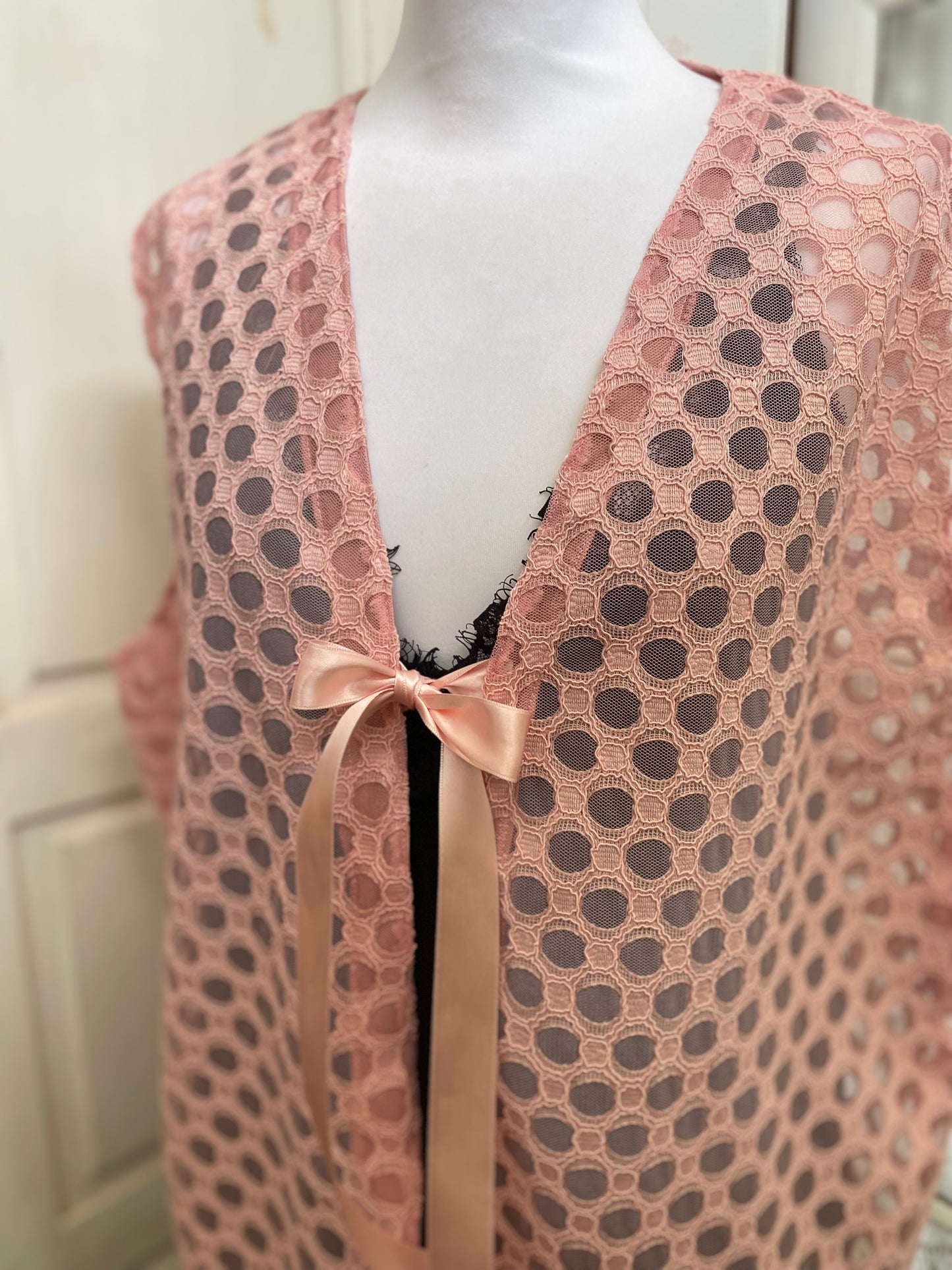 Gilet dentelle du 42 au 48