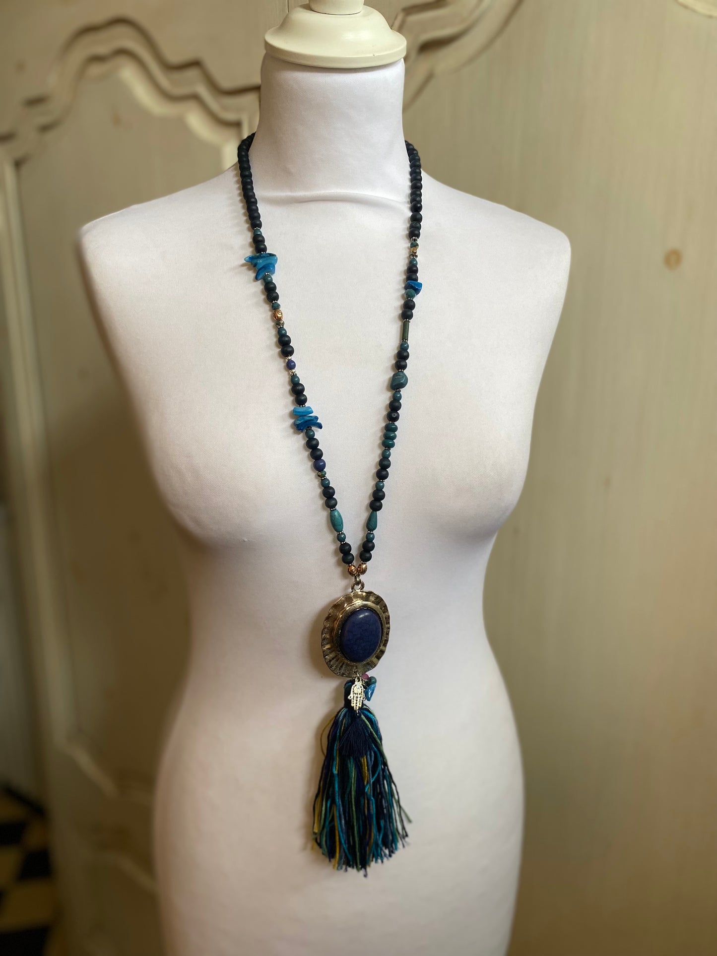 Collier Odessa bleu