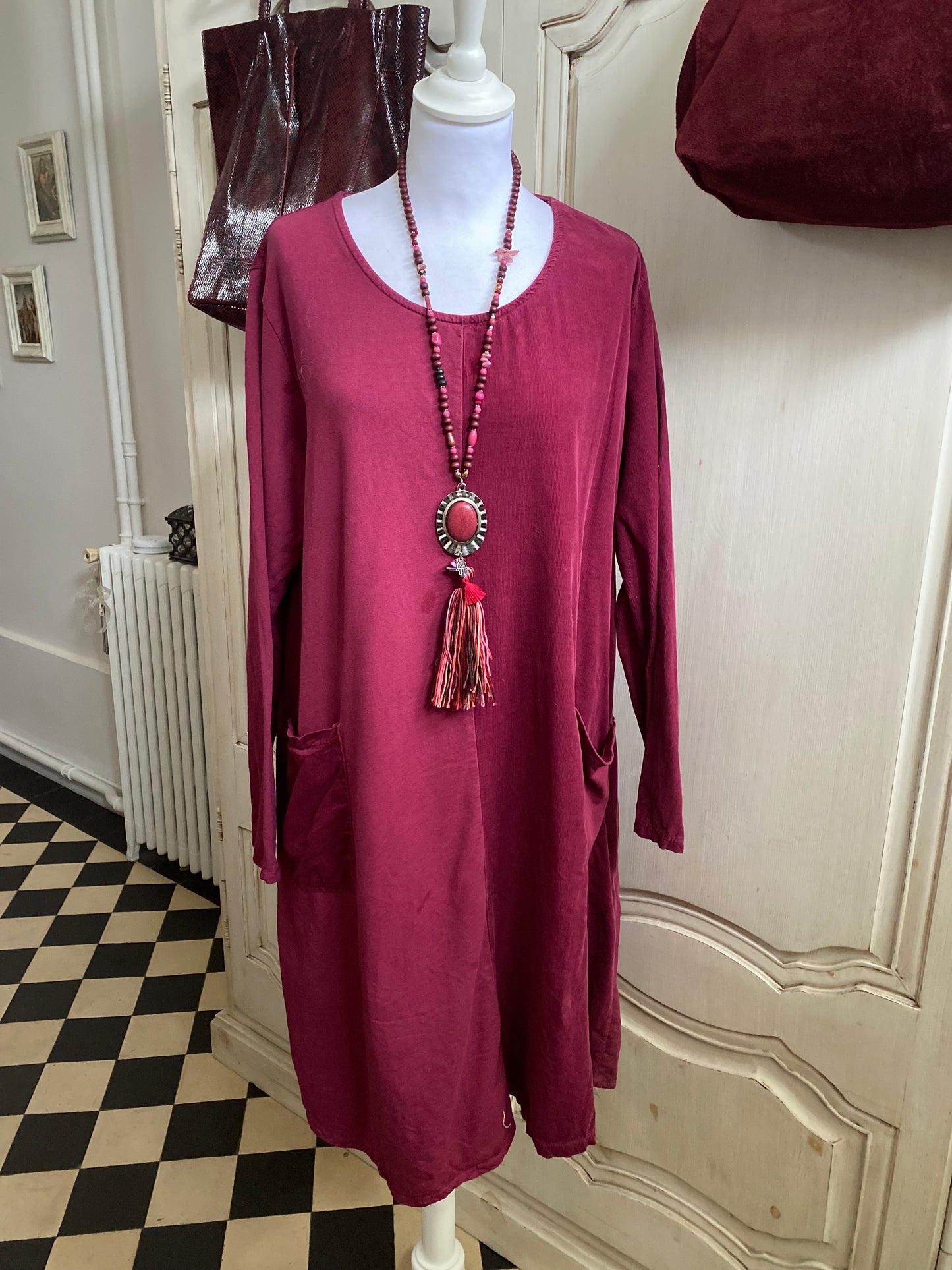 Robe velours du 42 au 48