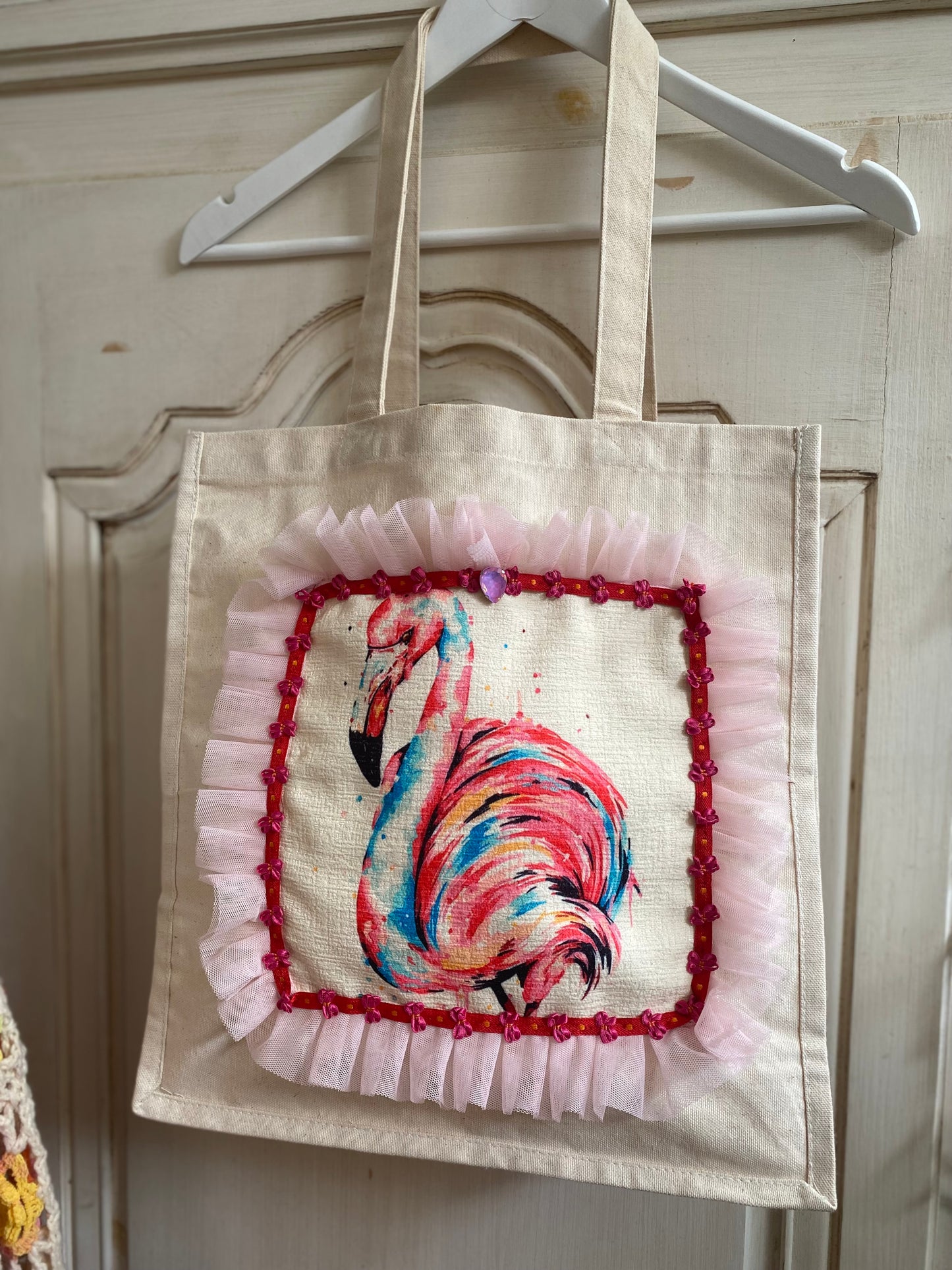 Sac Louloute Flamant rose
