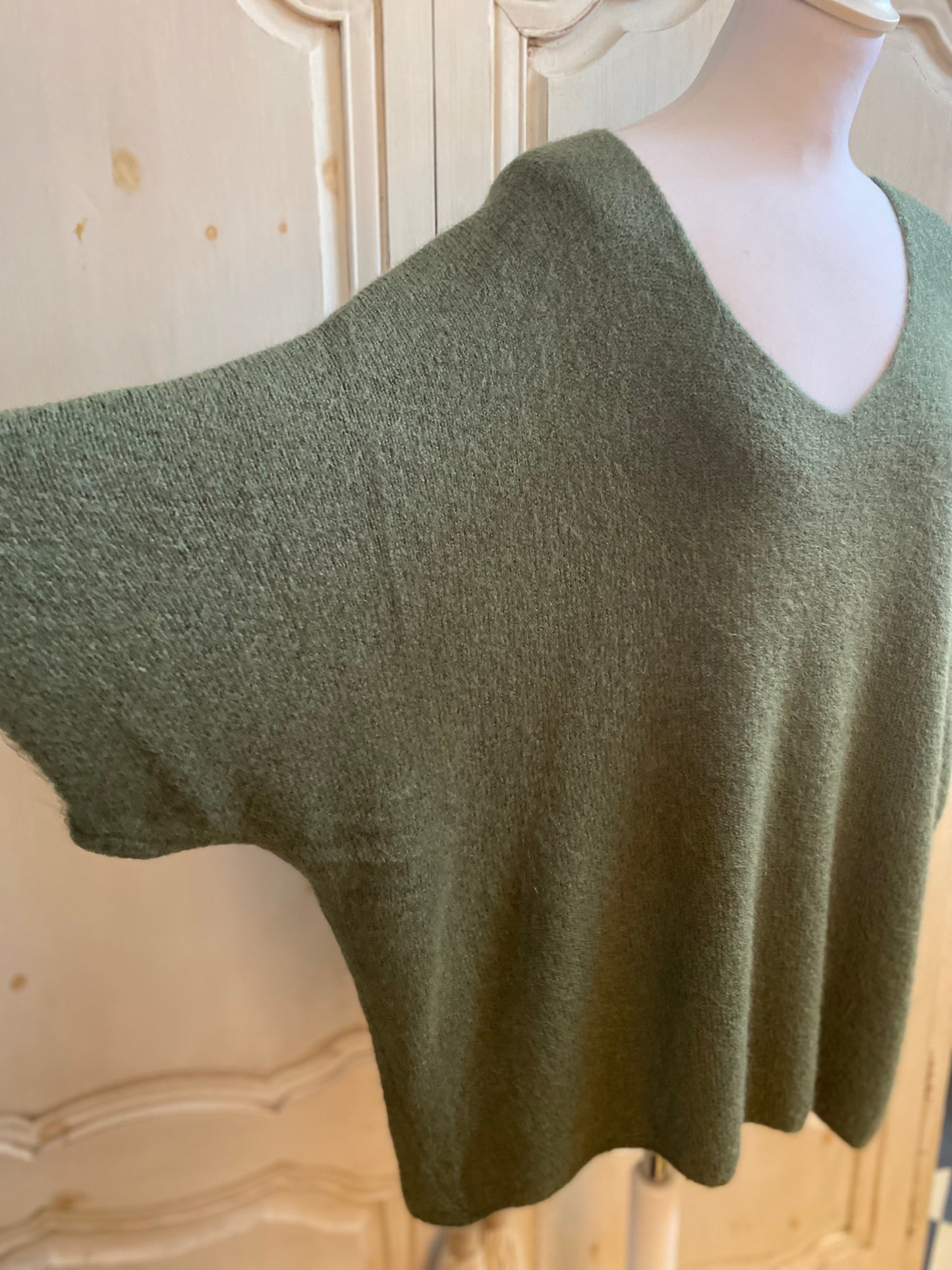 Pull Oversize Kaki du 42 au 54