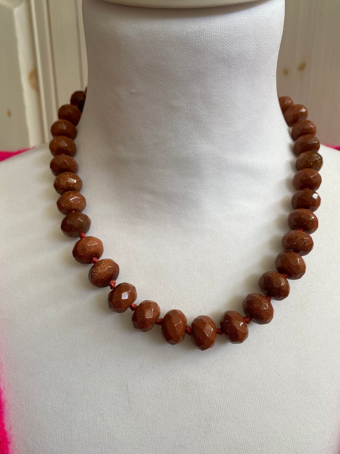 Collier pierre de Soleil