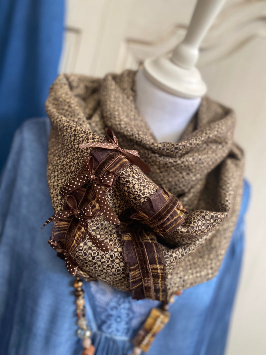 Snood chocolat