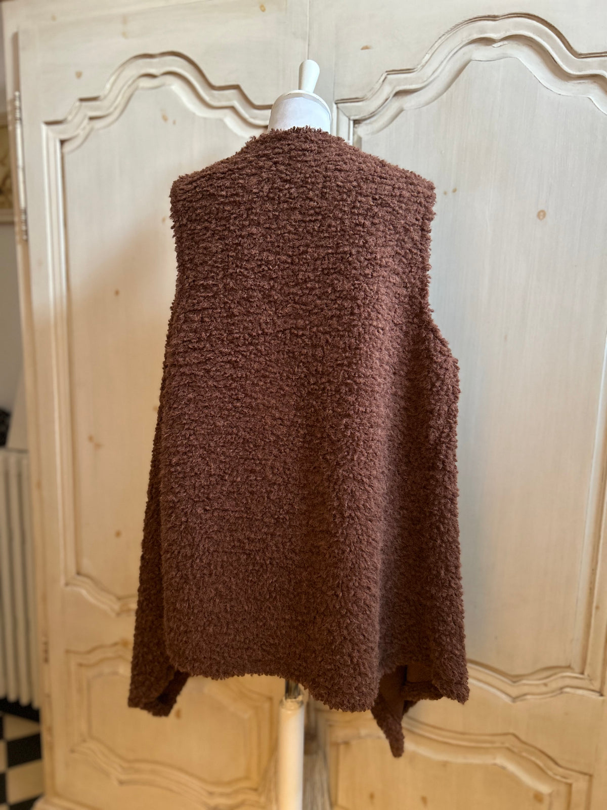 Gilet Edith Choco du 40 au 48