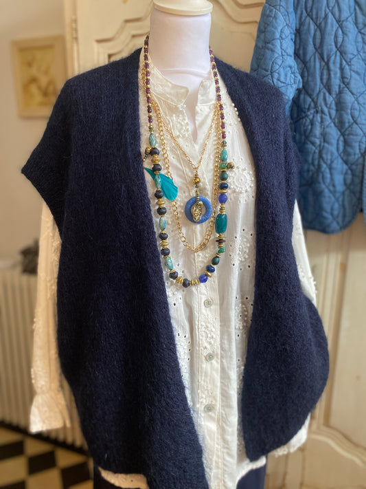 Gilet Maty Marine du 40 au 54